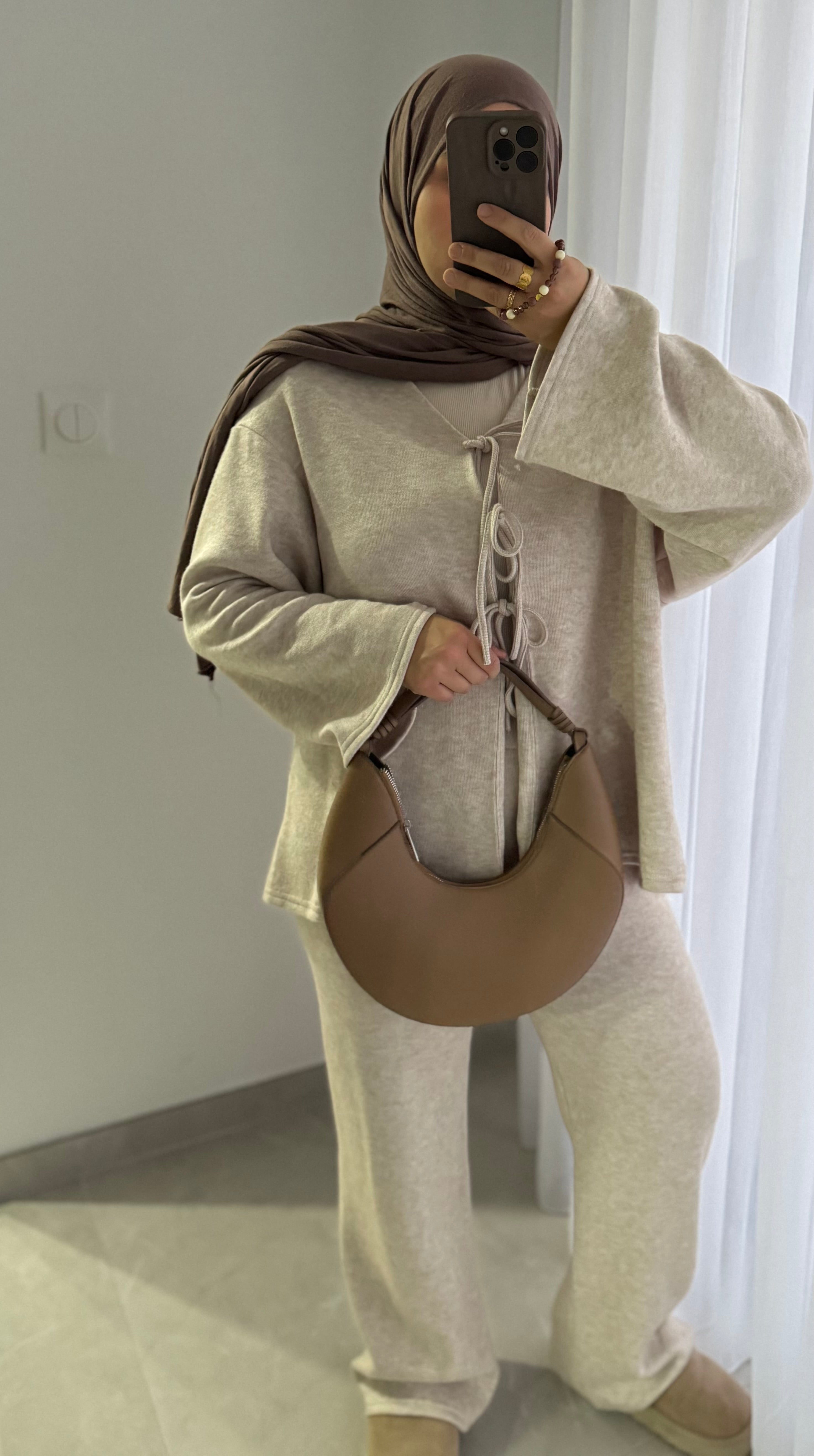 Ensemble noeud - beige