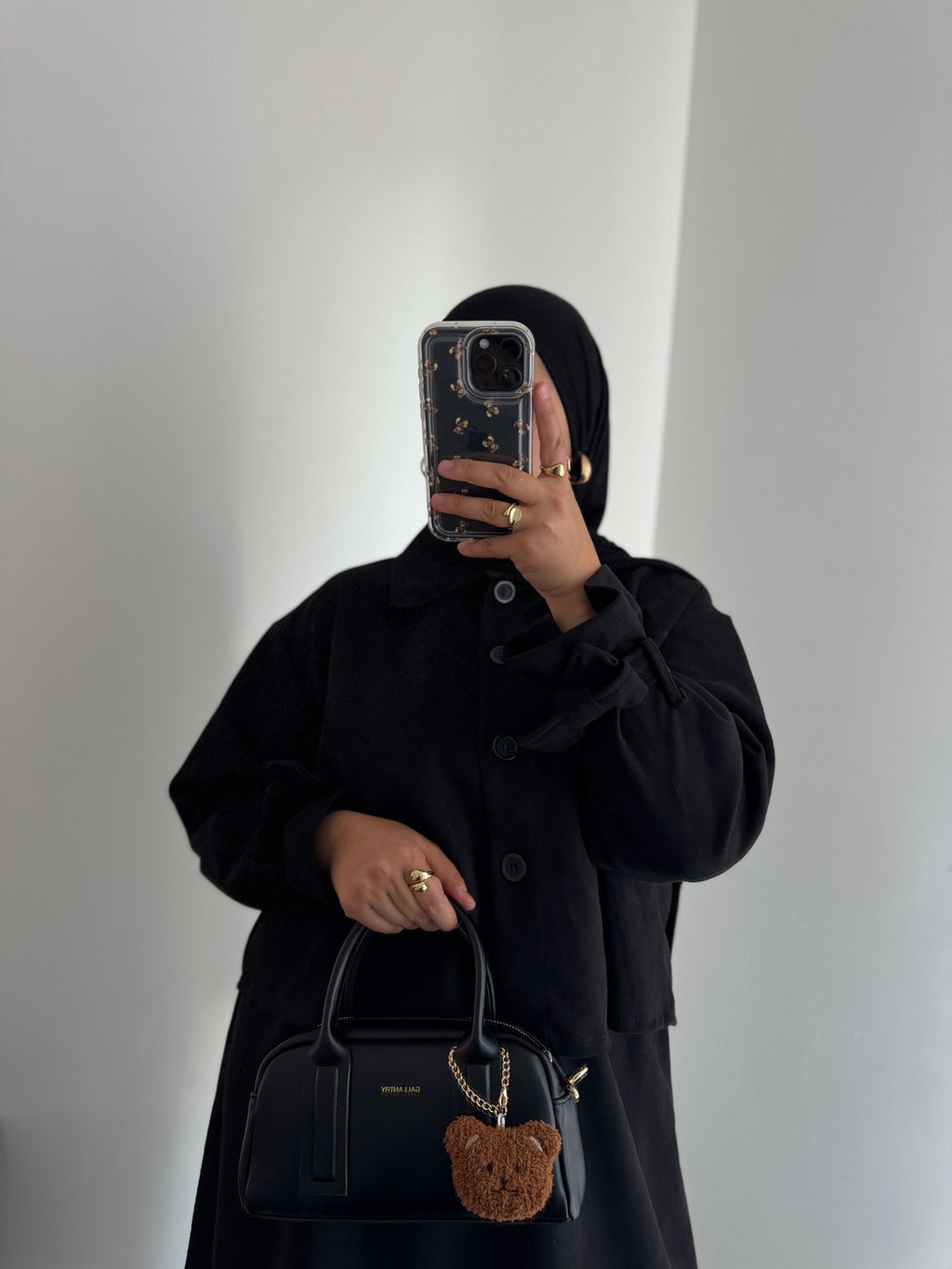 Ensemble SUEDA JUPE - NOIR