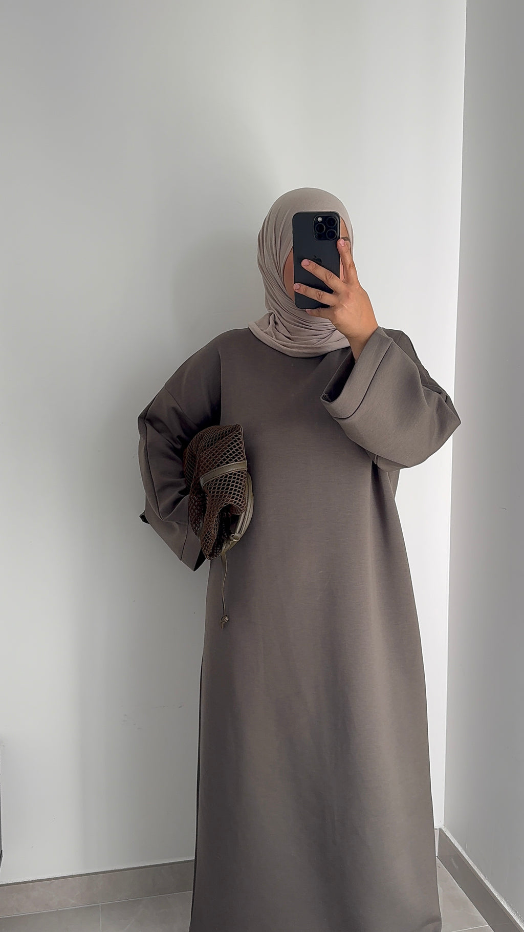 Robe sweat - Kaki foncé