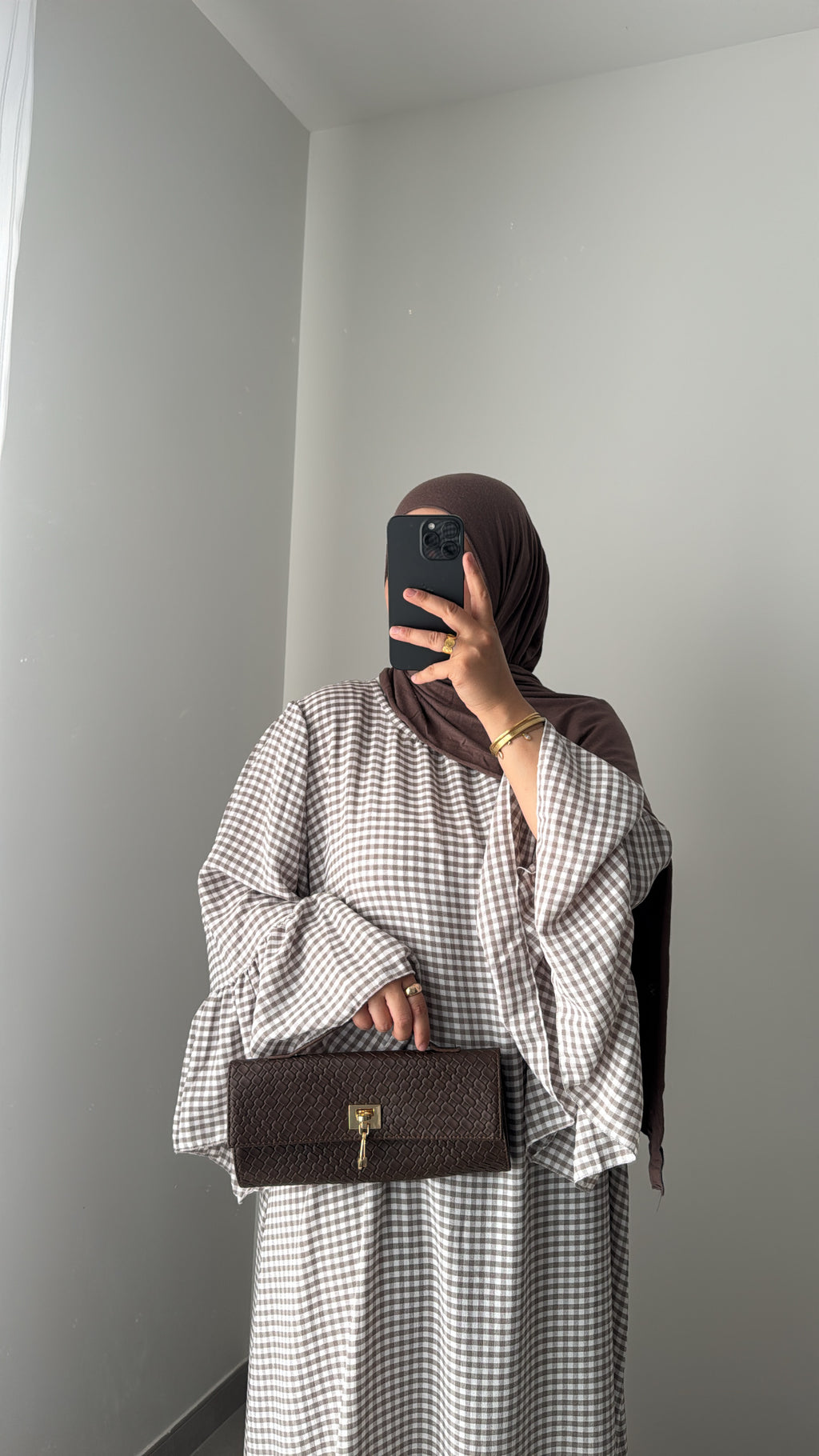 Robe Vichy - CAPPUCCINO