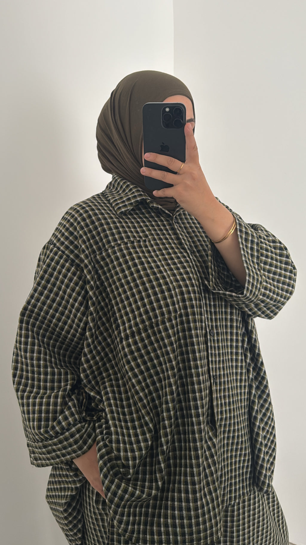 Chemise VICHY - KAKI