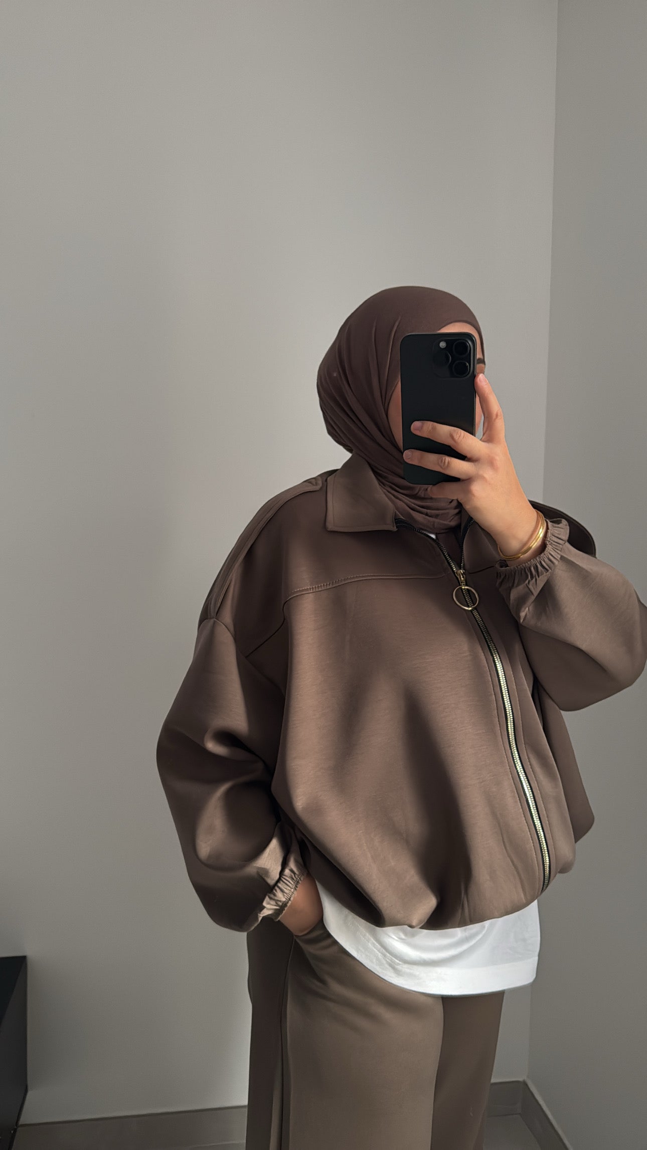 Ensemble JOGGY CHIC- TAUPE