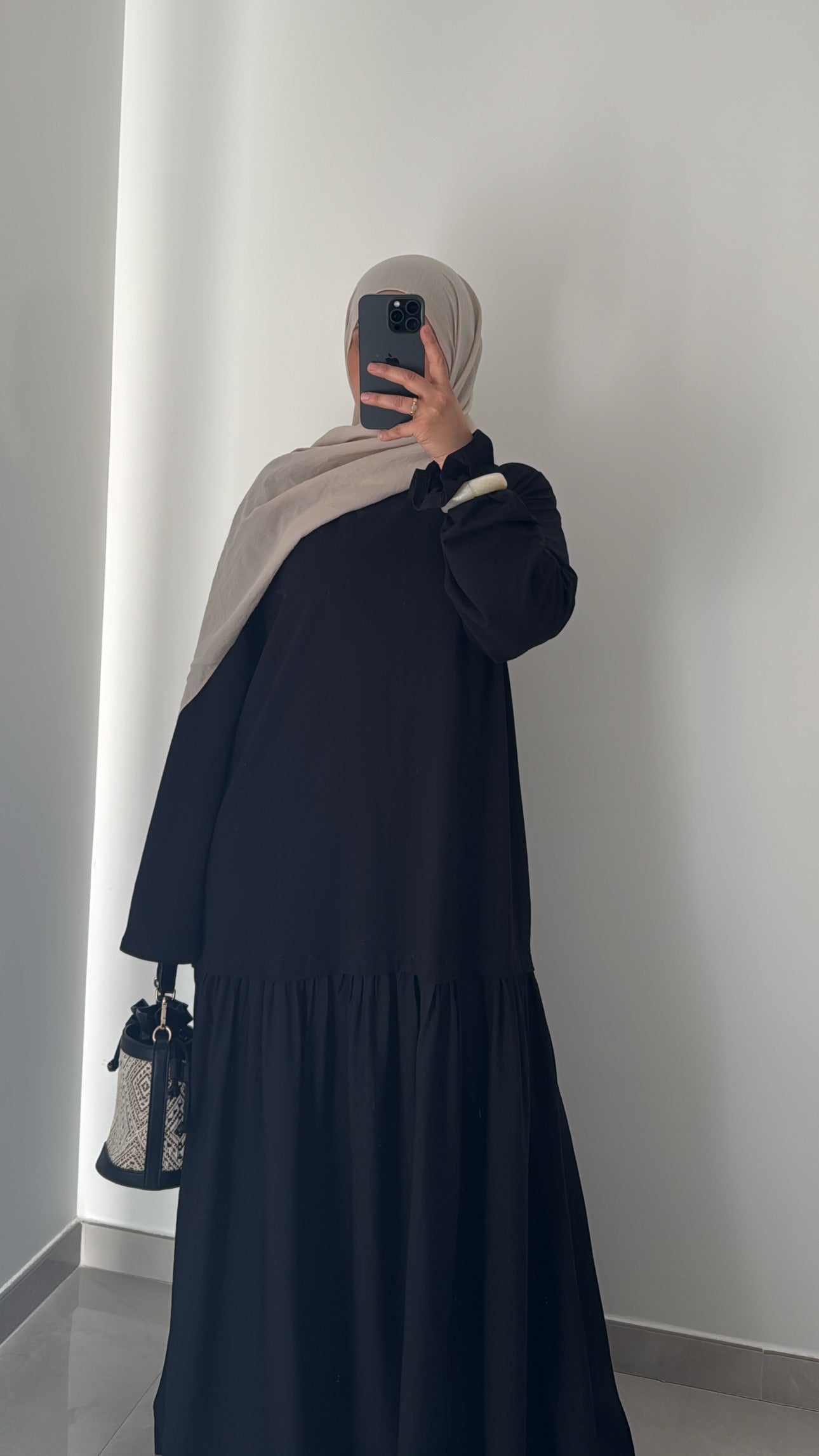 Robe BI- MATIÈRE - NOIR