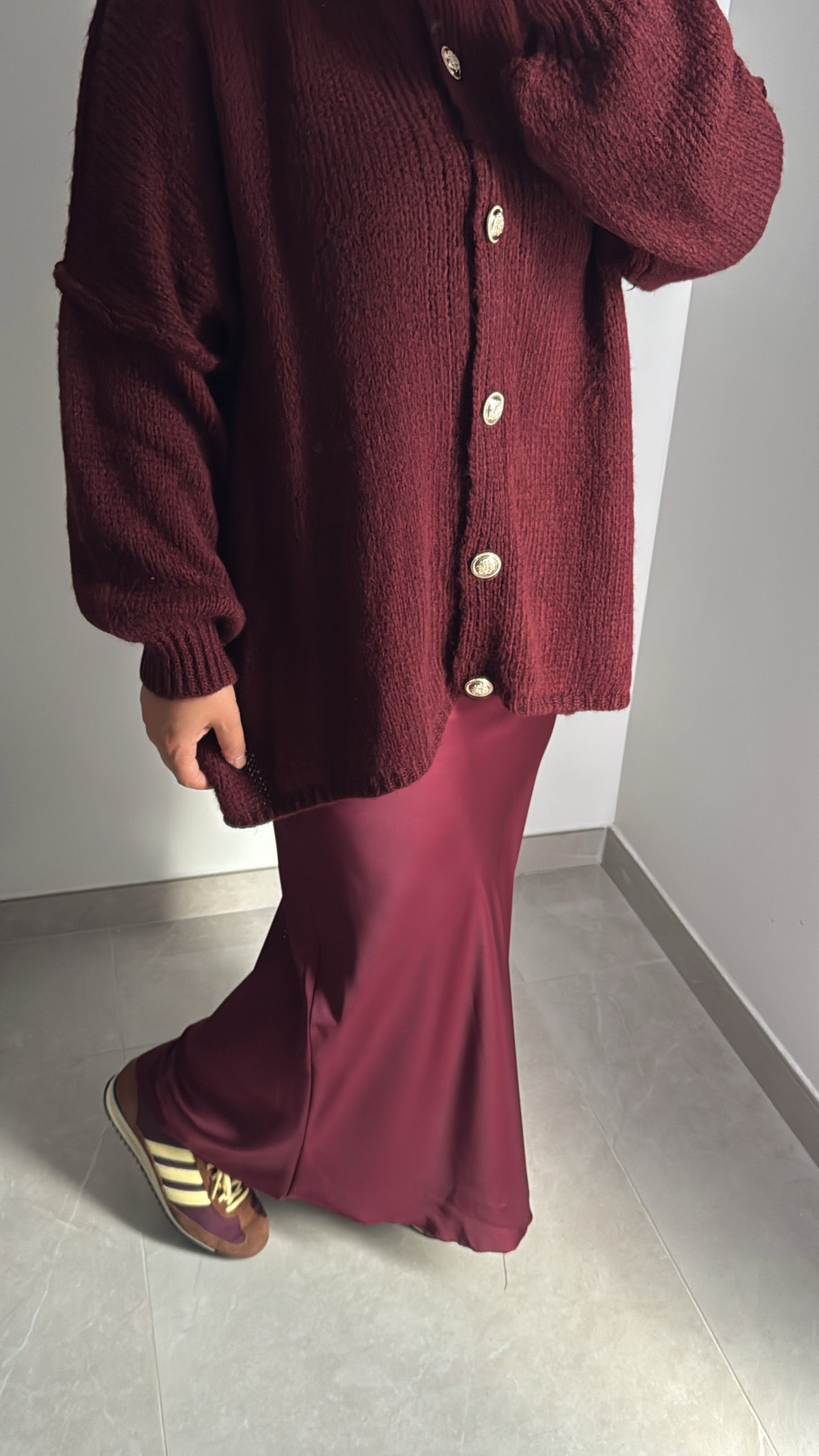 Gilet en maille - BORDEAUX