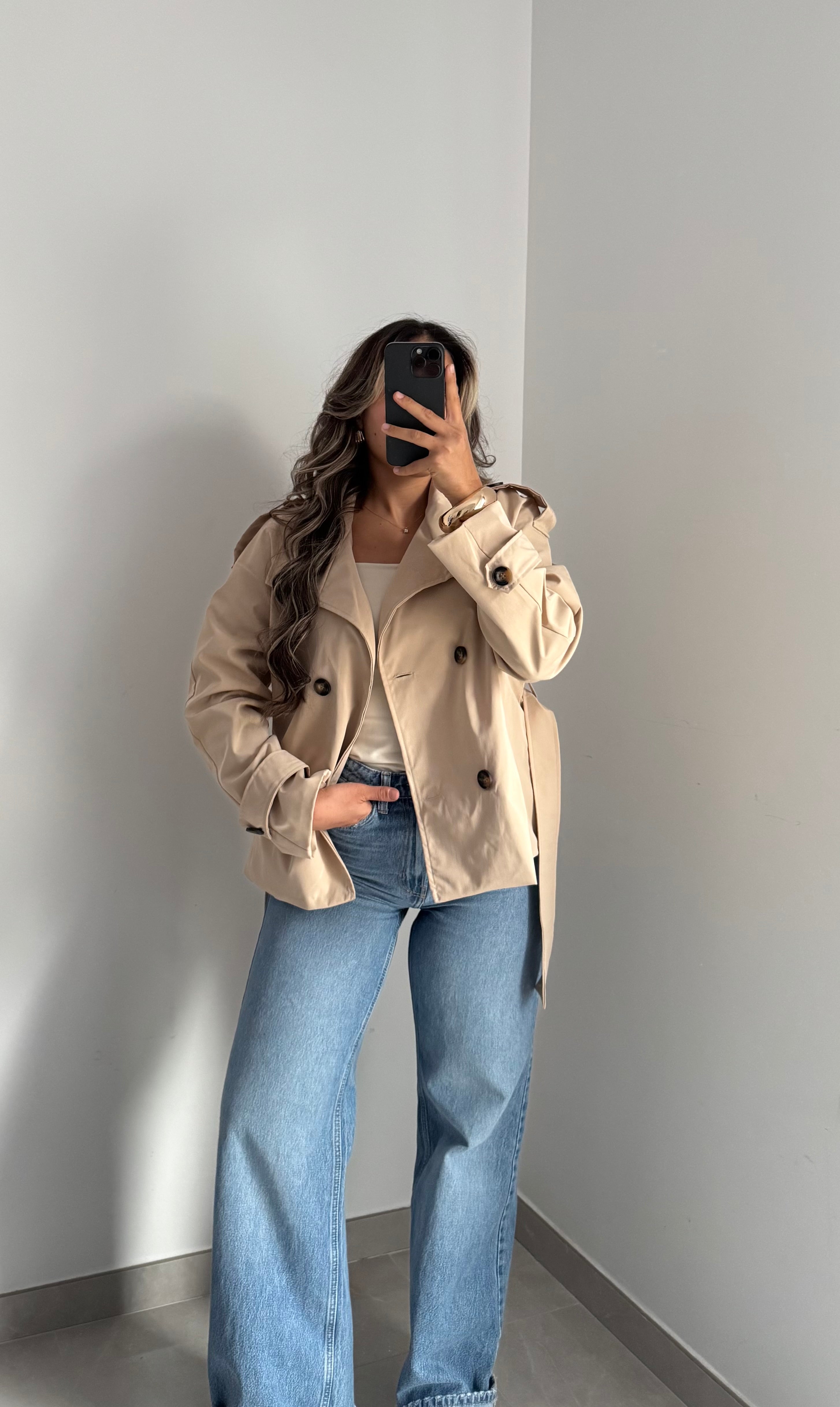 Trench court - BEIGE