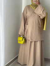 Ensemble IRIS -BEIGE FONCÉ