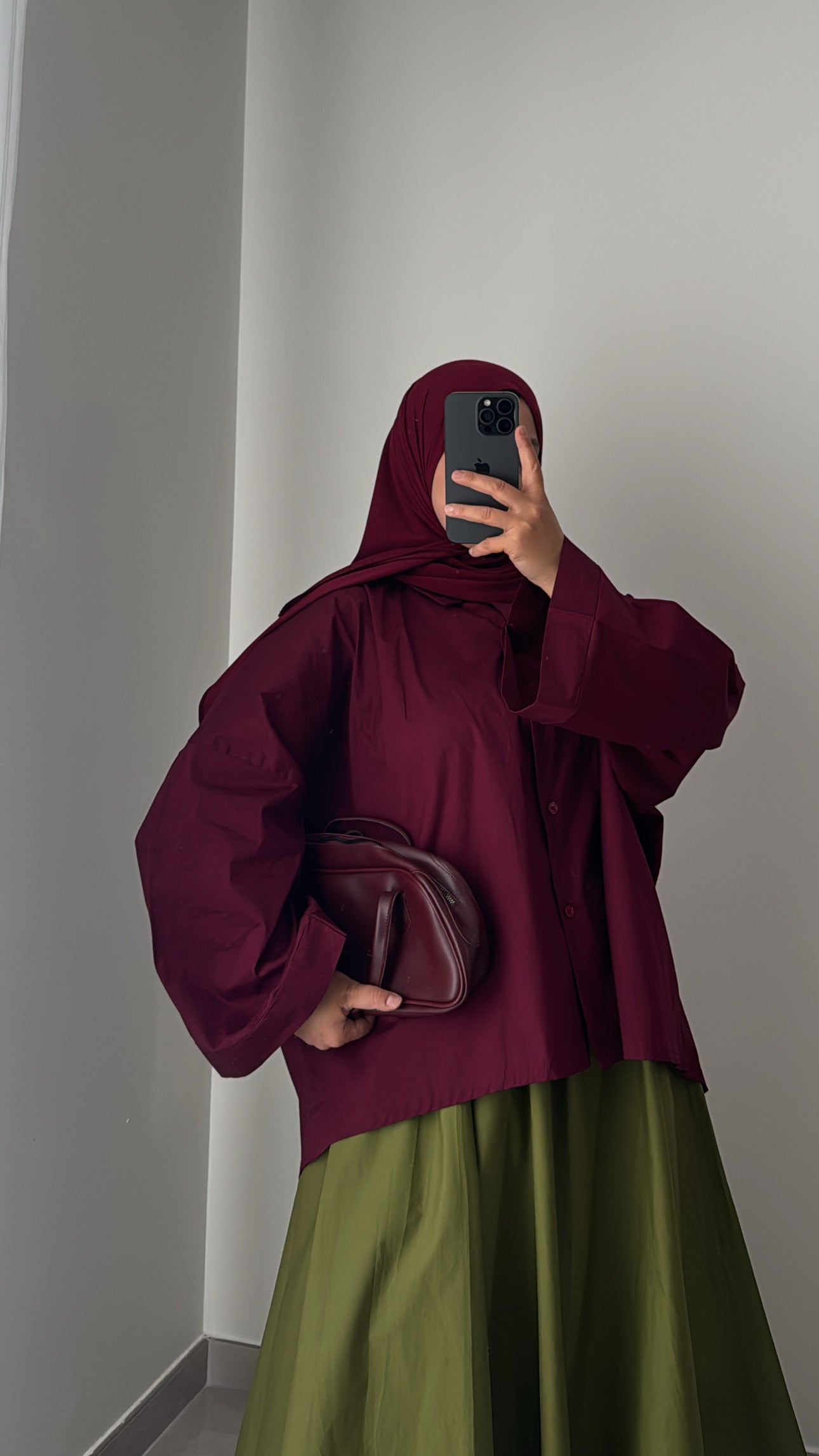 Chemise oversize - CHERRY