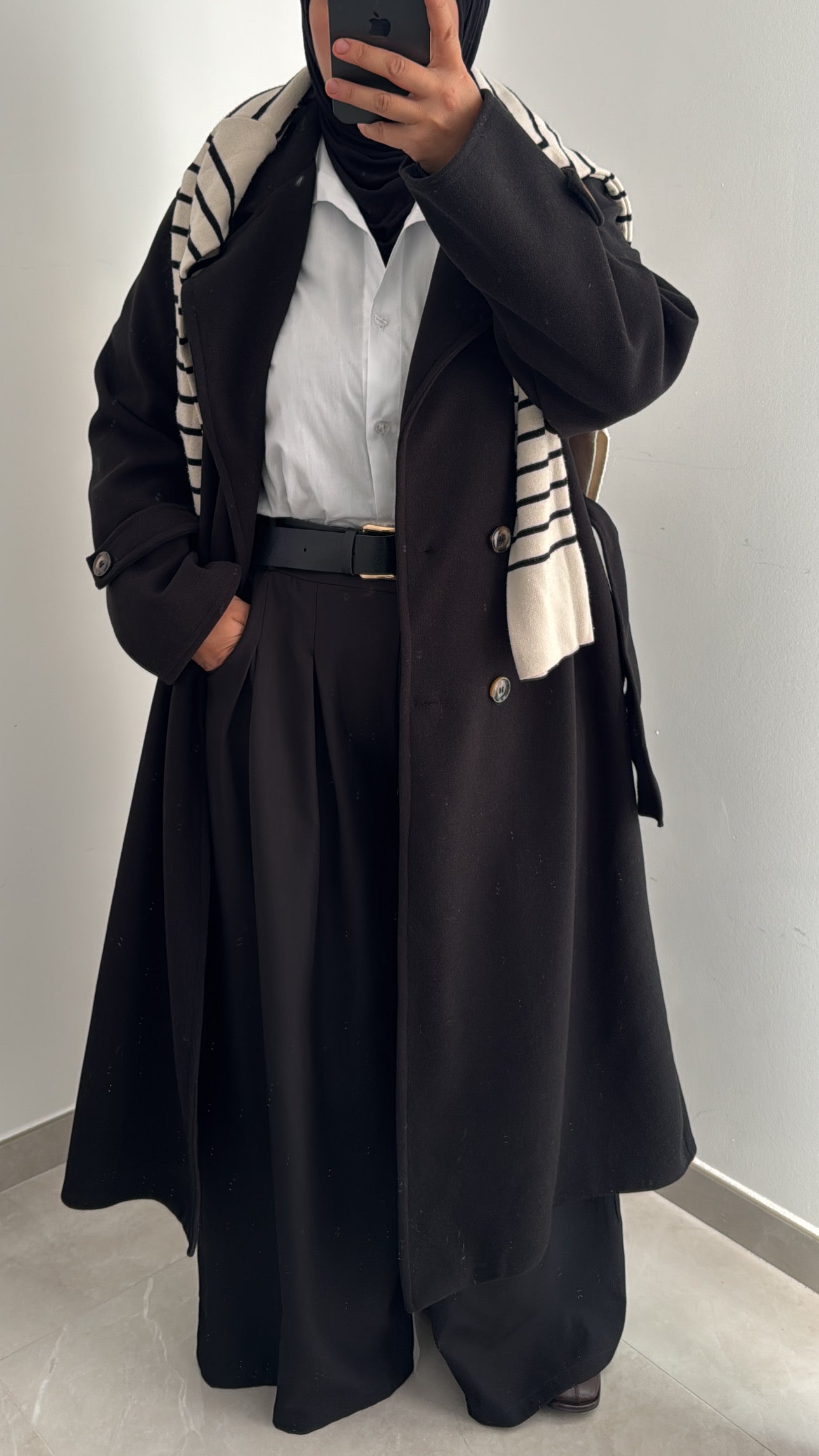 Manteau Classique - NOIR