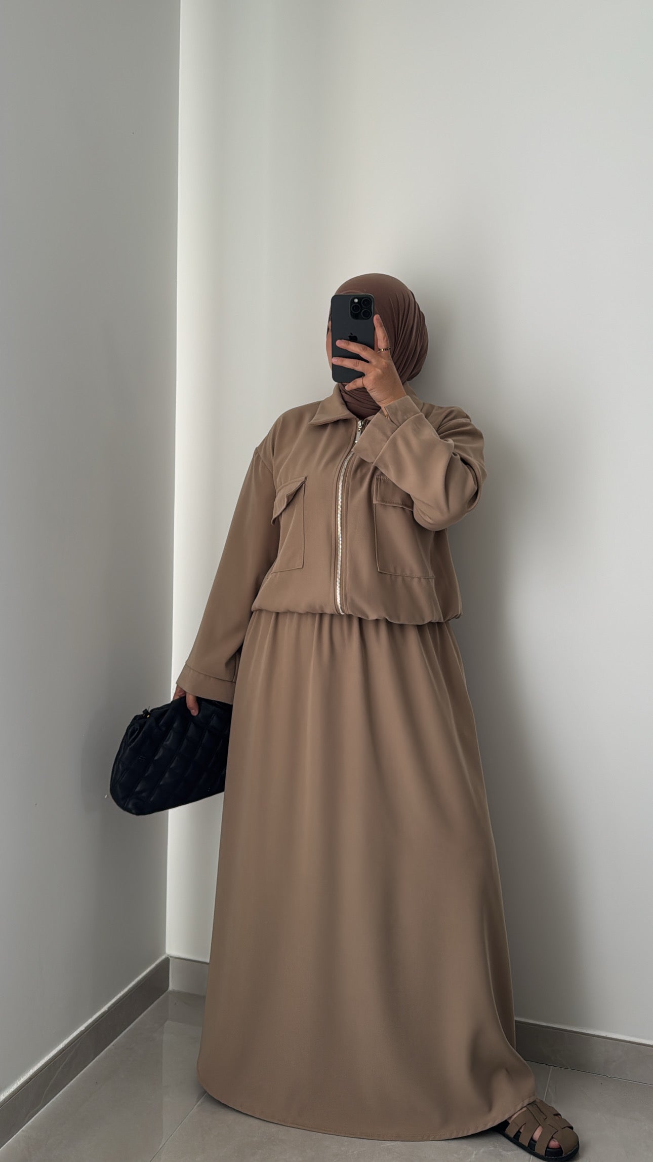 Ensemble LIYANA - BEIGE FONCÉ