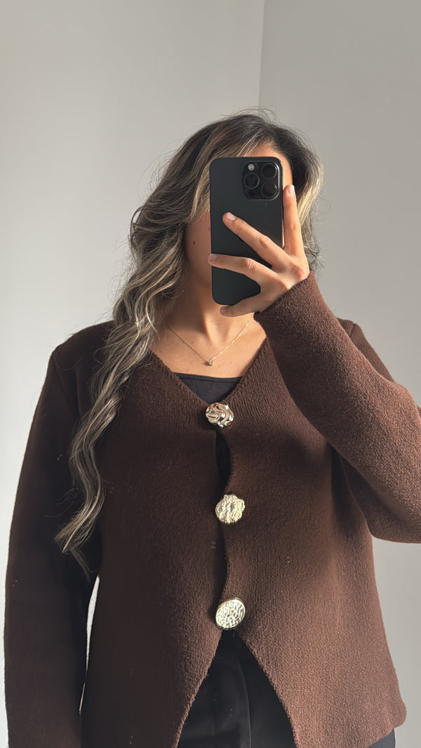 Gilet LIORA - MARRON