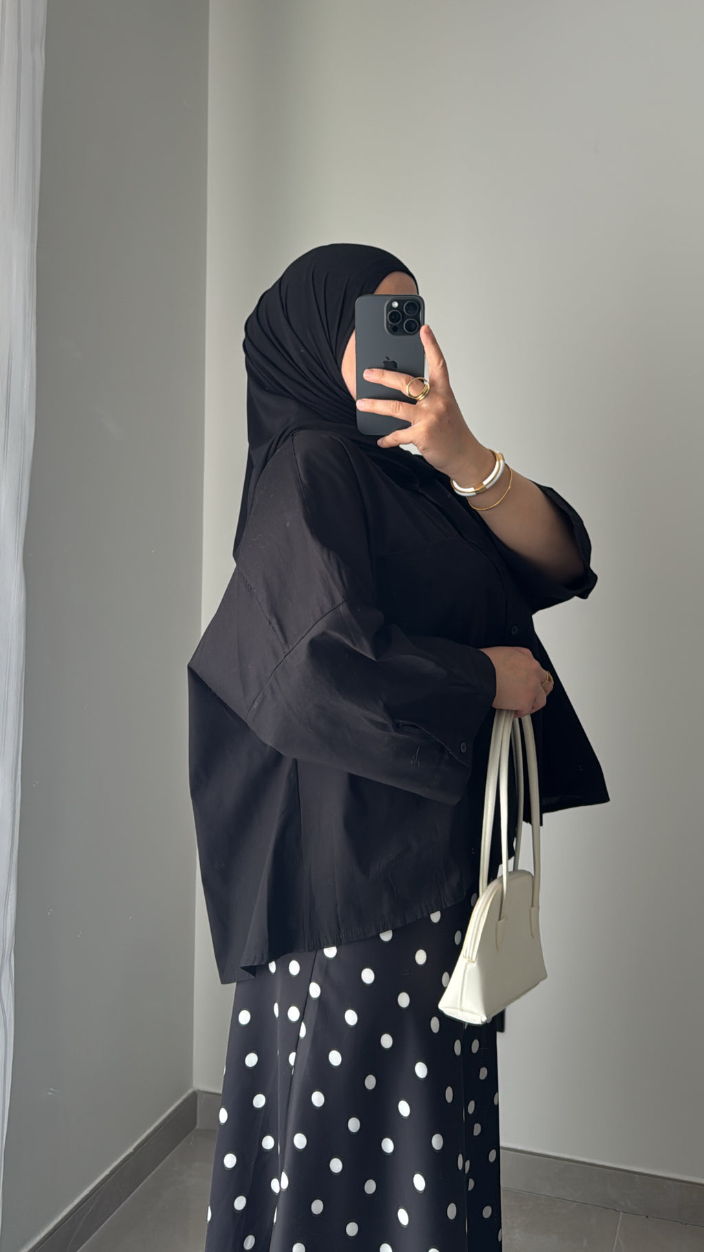 Chemise oversize - NOIR