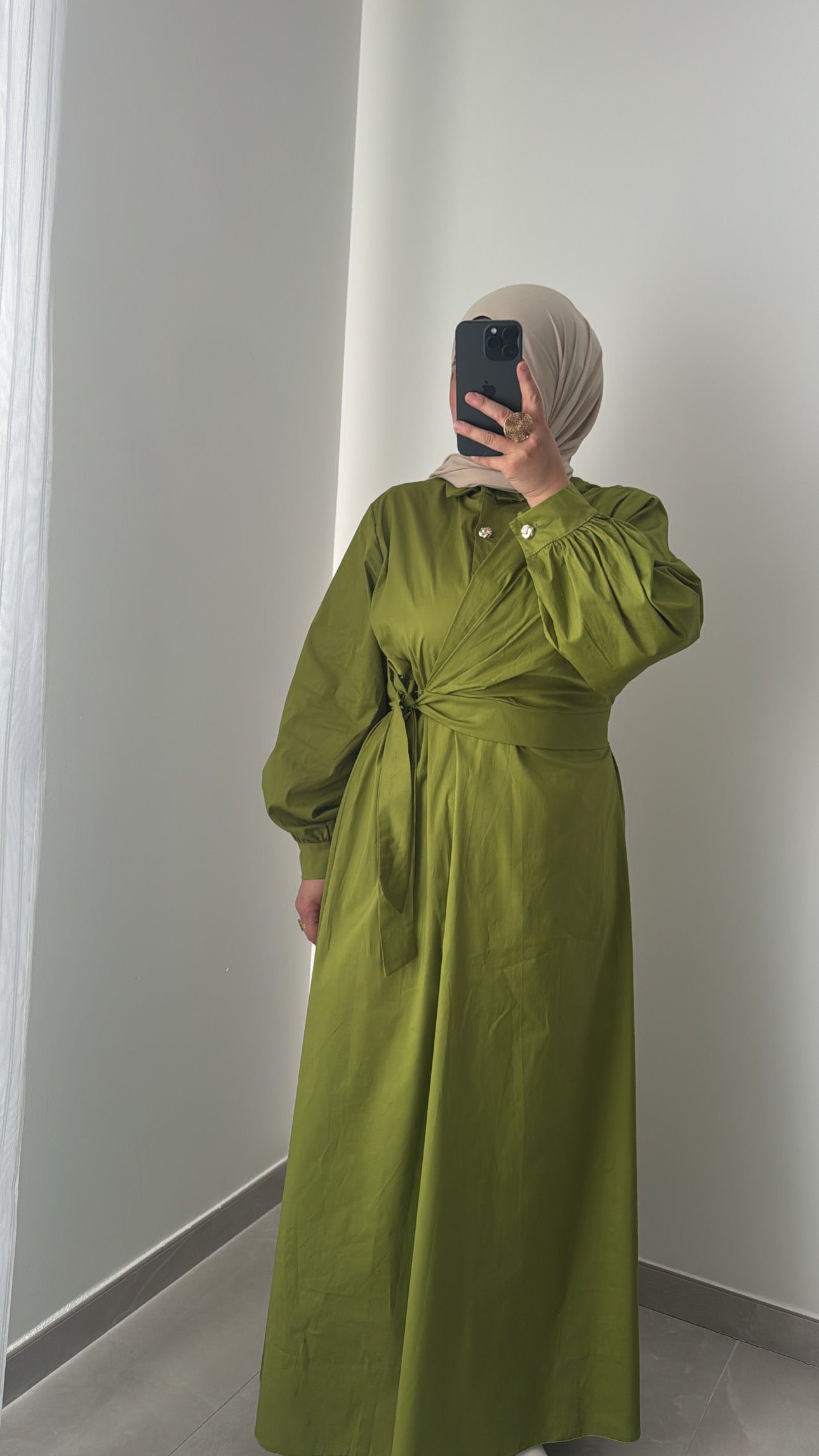 Robe DAHLIA - VERT PISTACHE