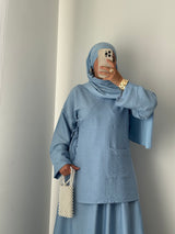 Ensemble IRIS - BLEU PASTEL