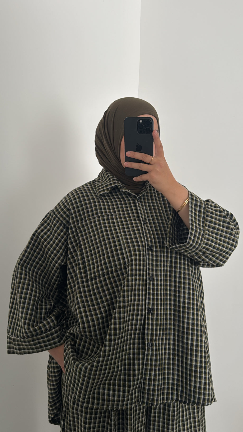 Chemise VICHY - KAKI