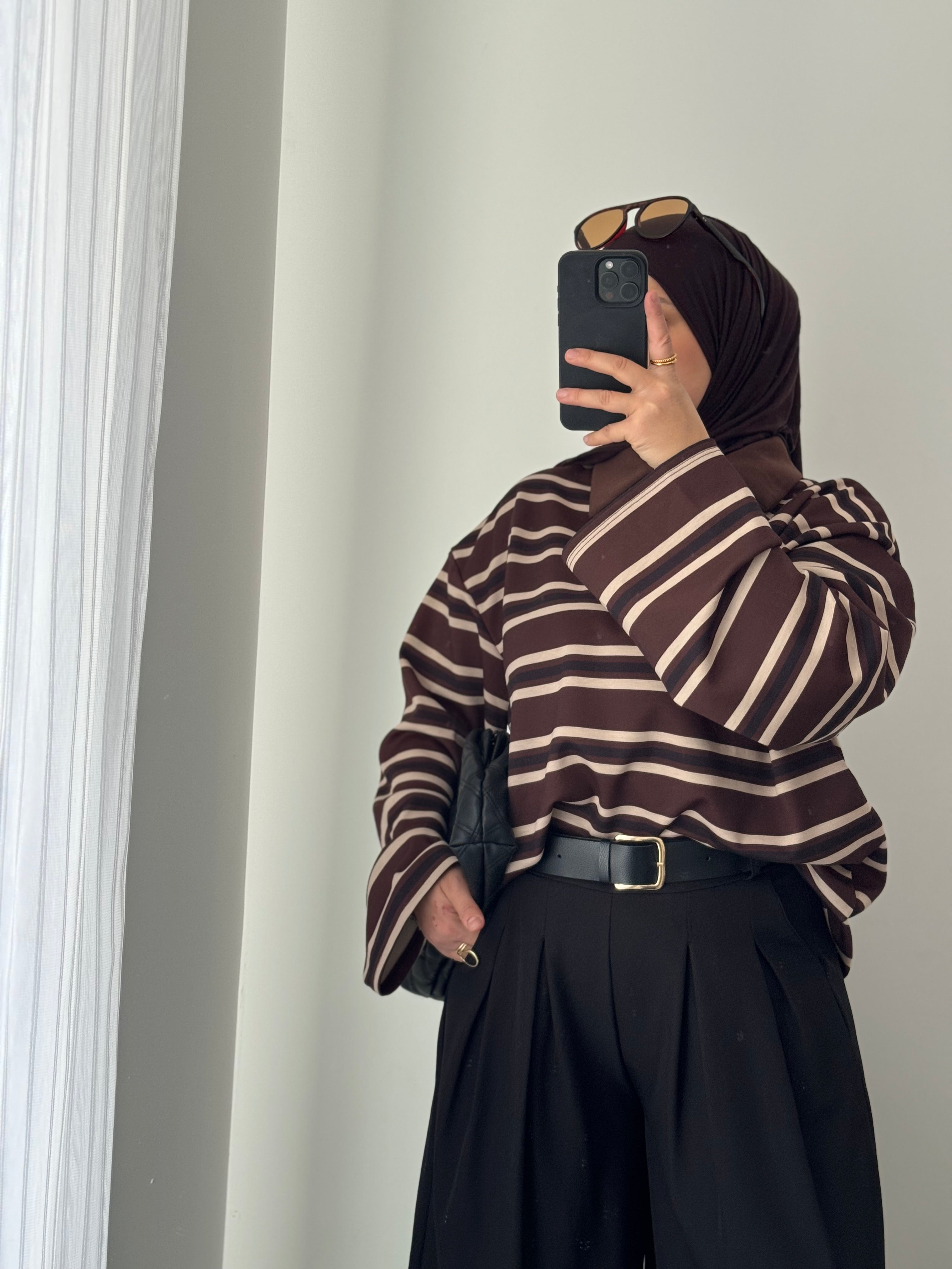 Polo doublé polaire - MARRON