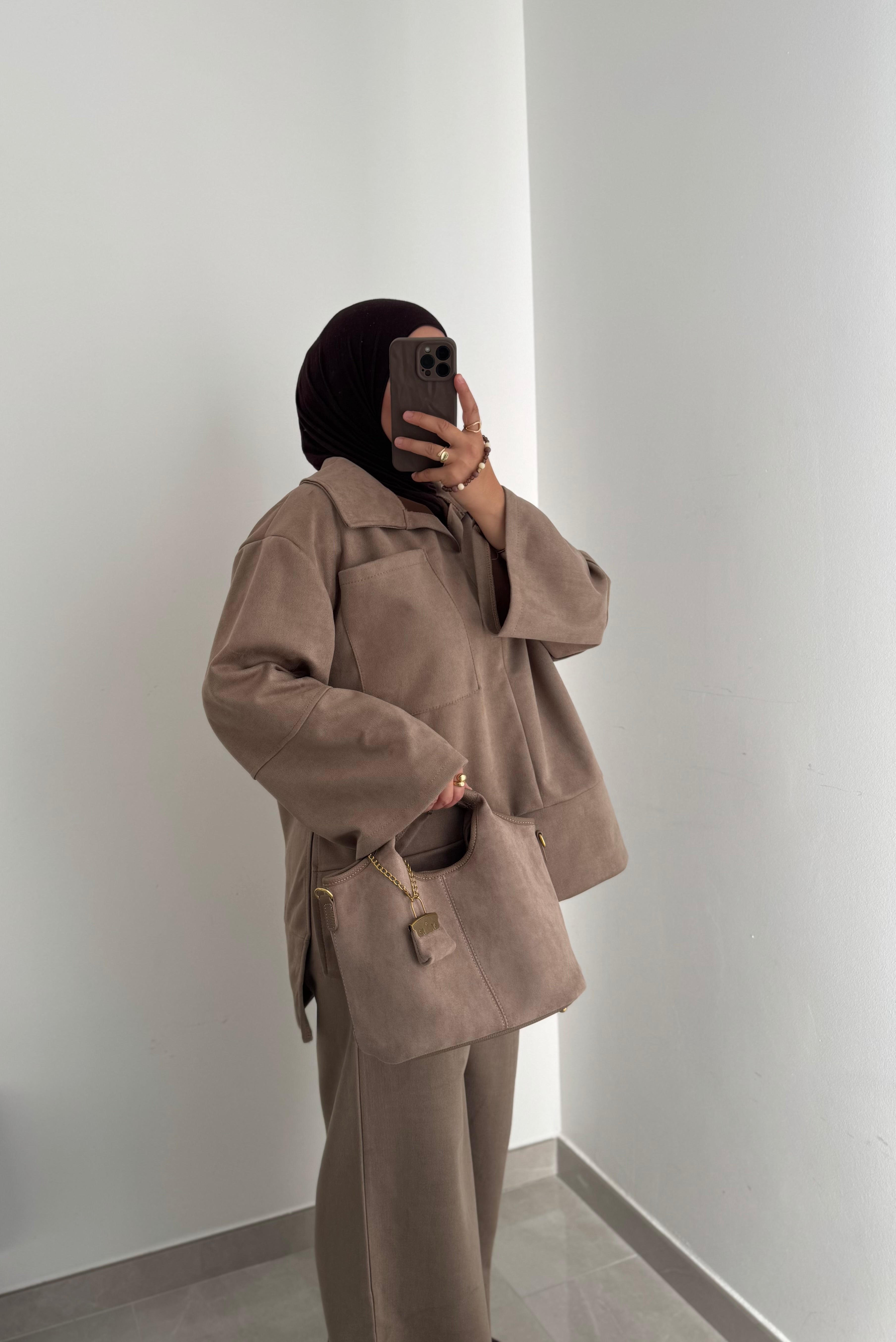 Ensemble SUEDA pantalon - BEIGE