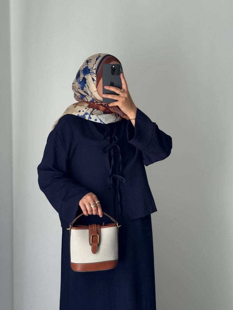 Robe NOELIA- BLEU MARINE