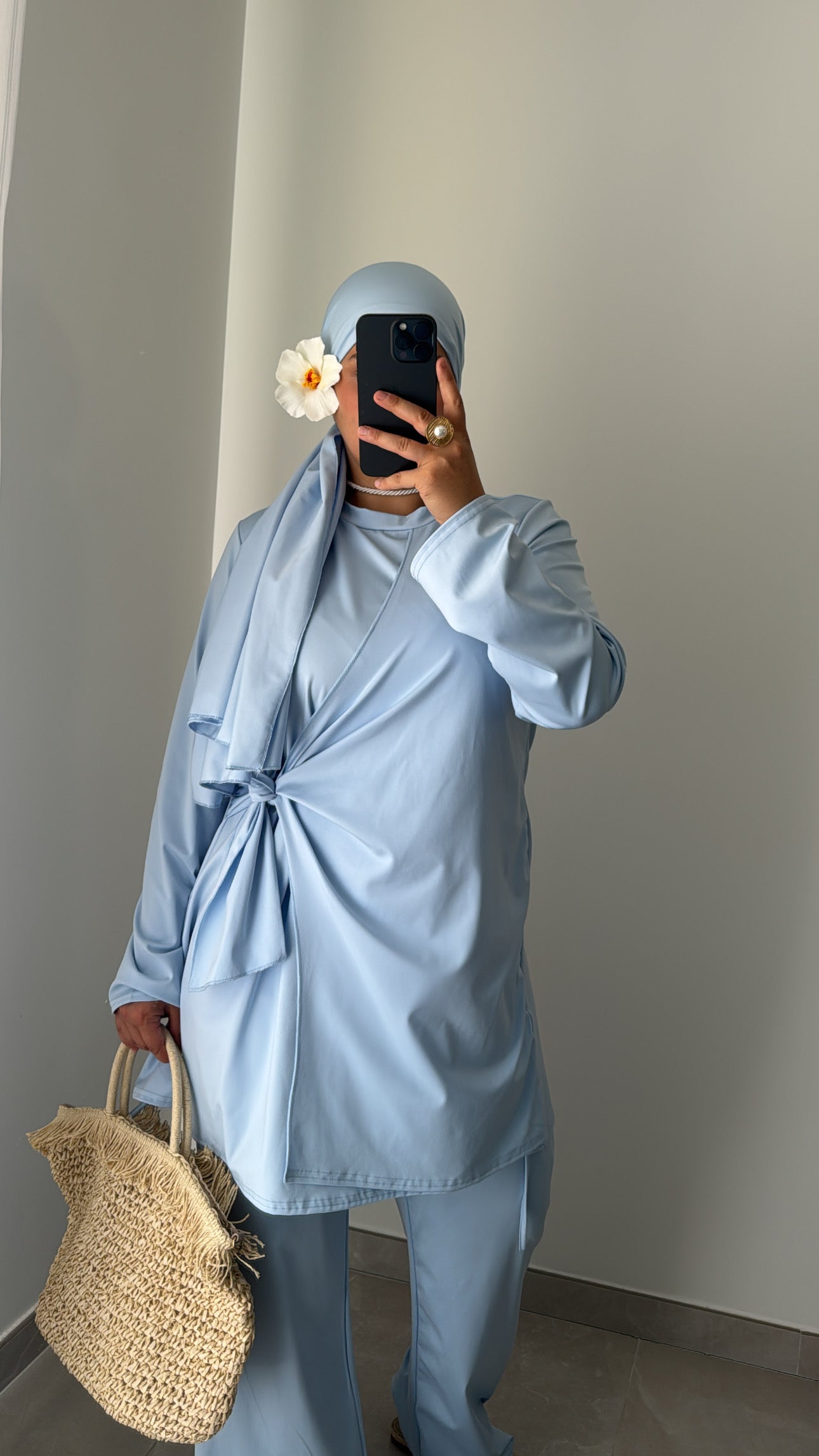 Burkini Soléa 3 pièces - BLEU CIEL