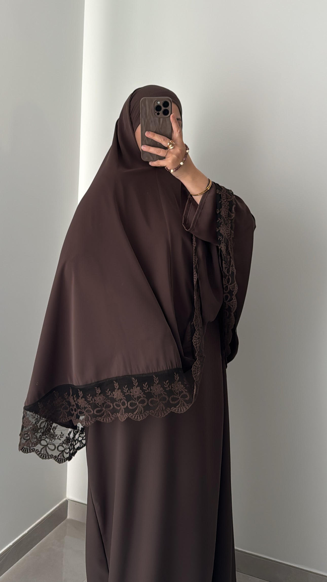 Abaya SABR - CHOCOLAT