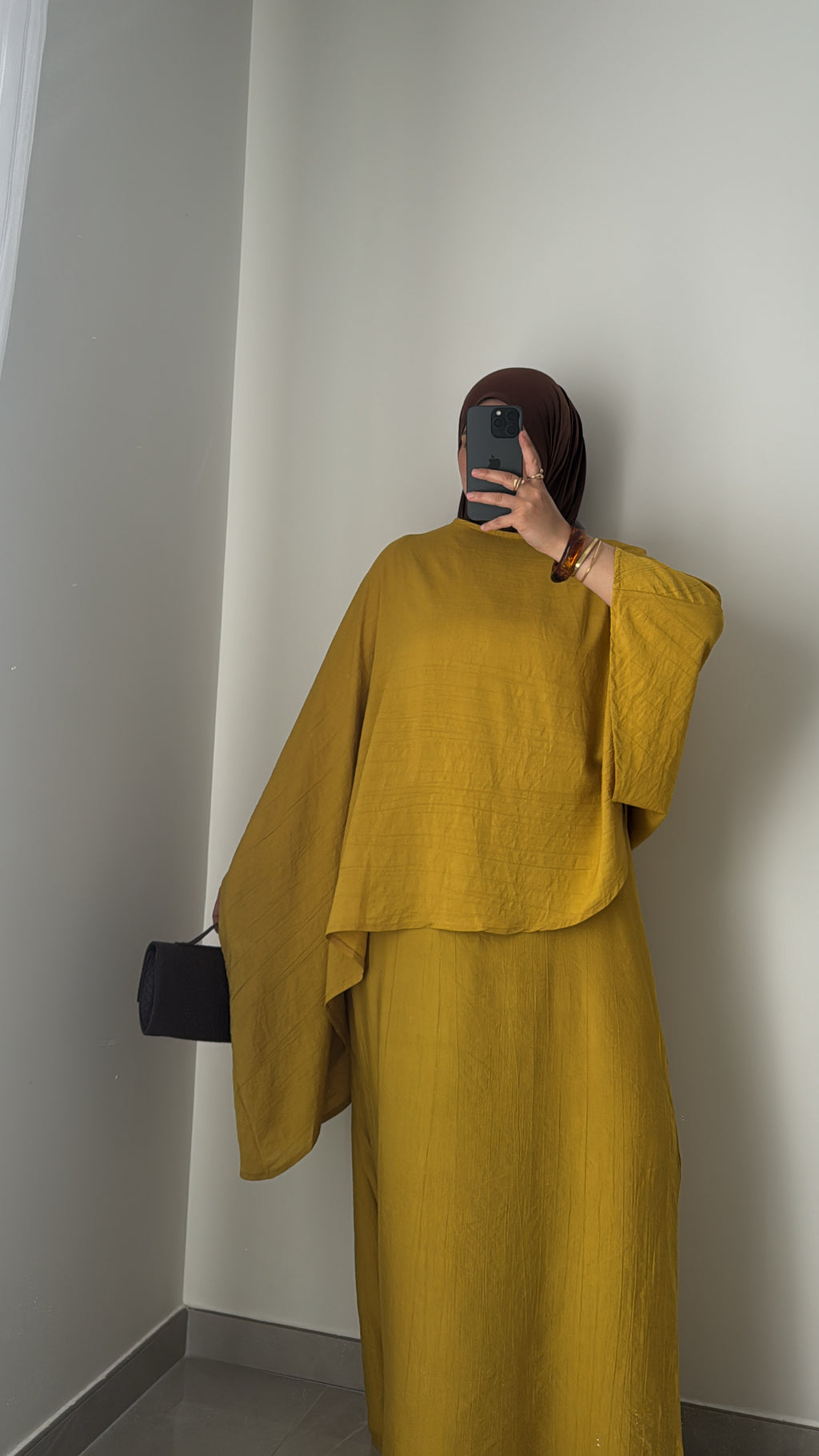 Robe SAFIRA - MOUTARDE