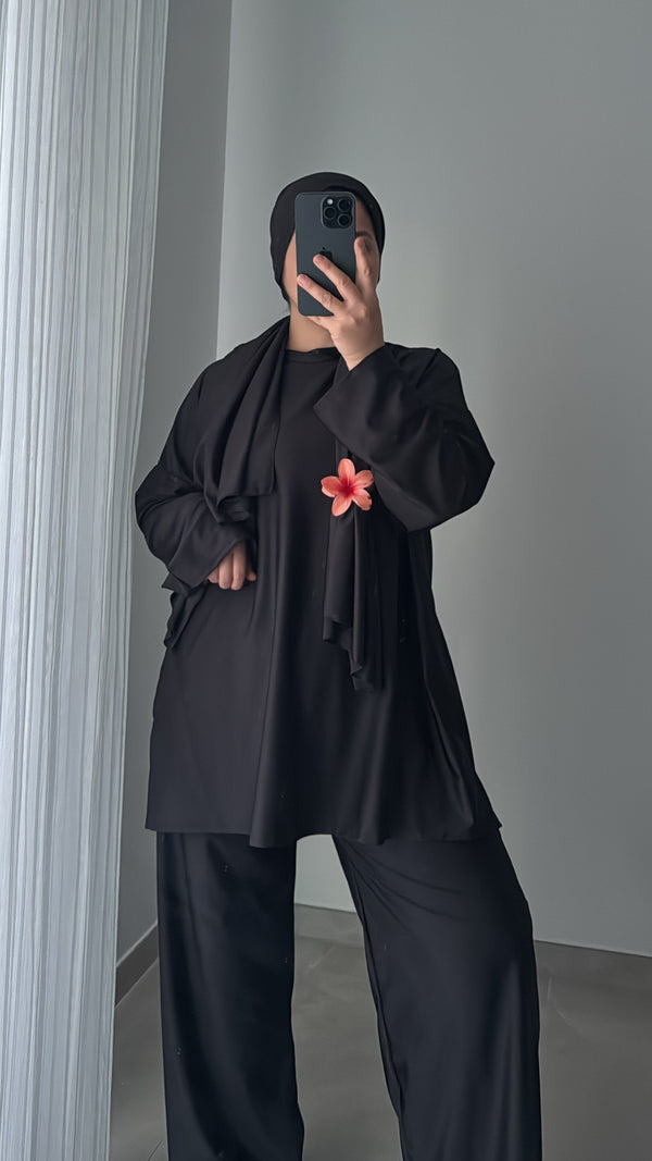 Burkini MILA - 3 pièces -NOIR