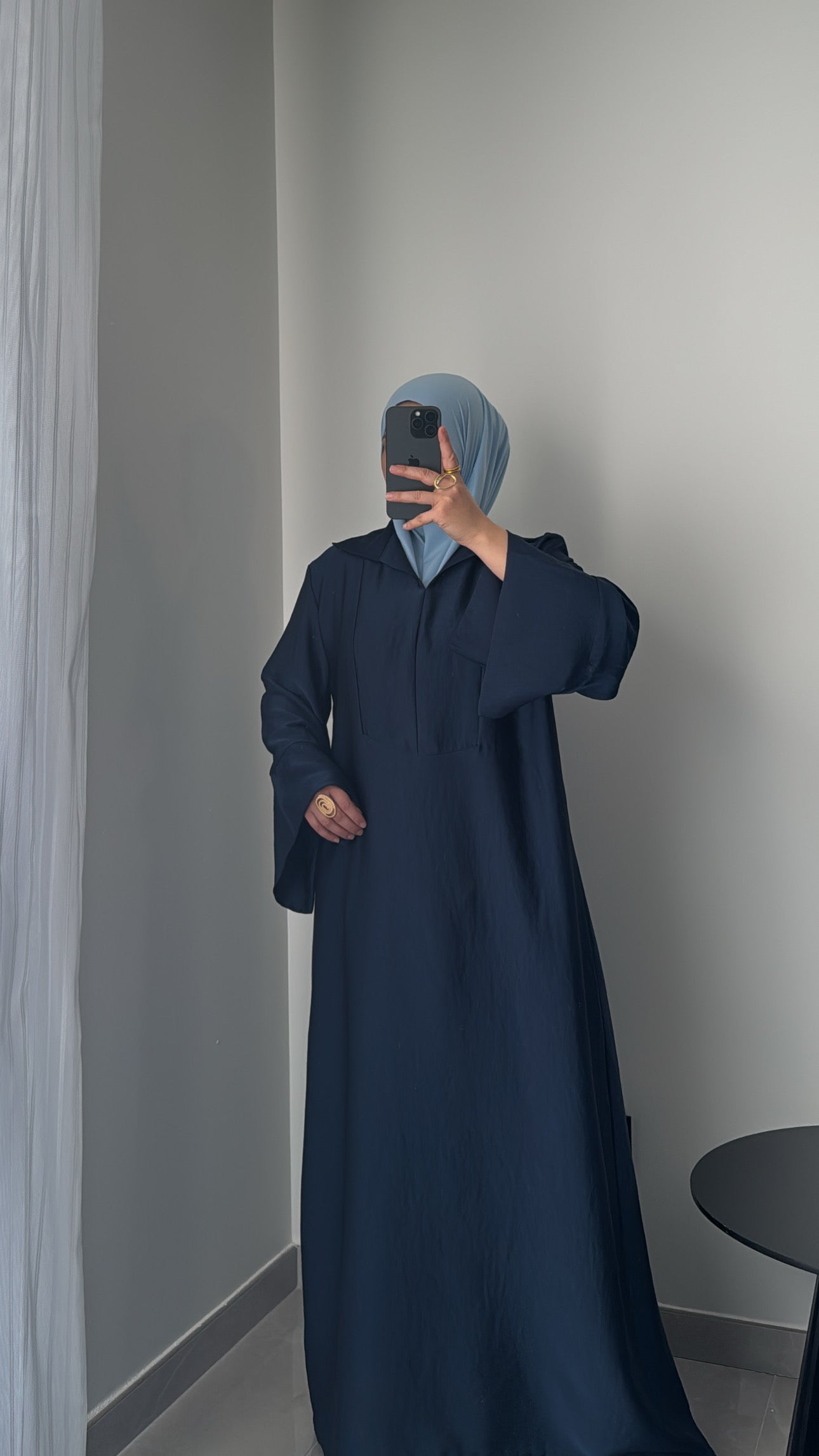 Abaya SAFA - BLEU MARINE