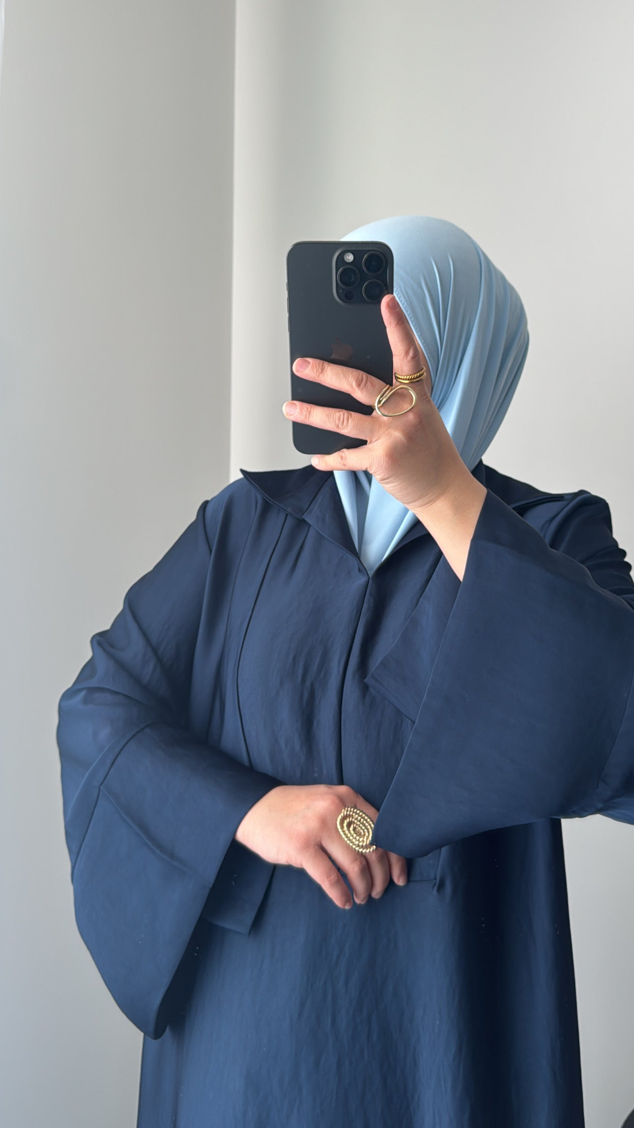 Abaya SAFA - BLEU MARINE
