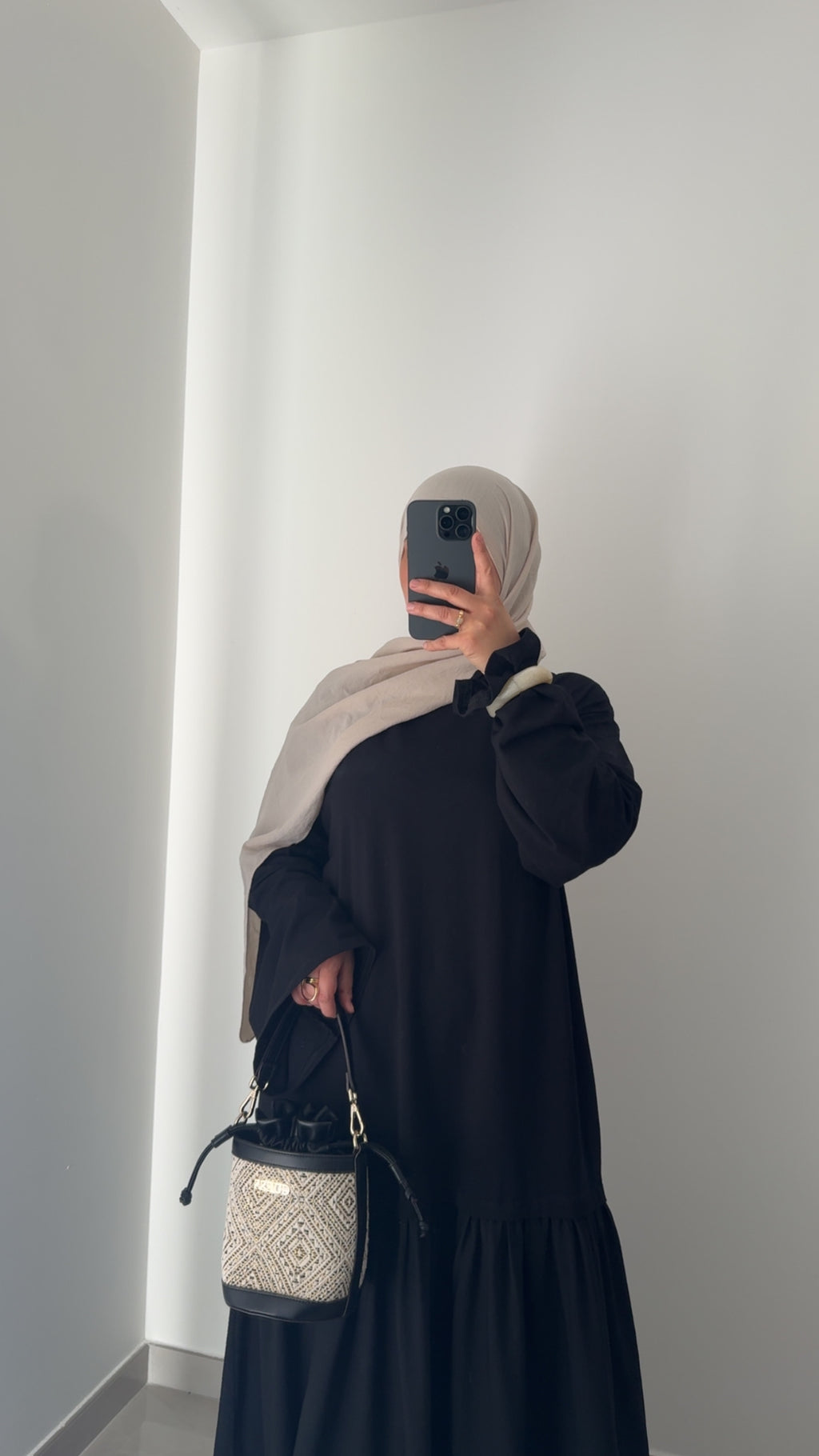 Robe BI- MATIÈRE - NOIR