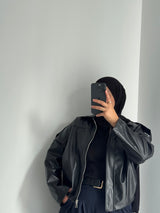 Veste style motard