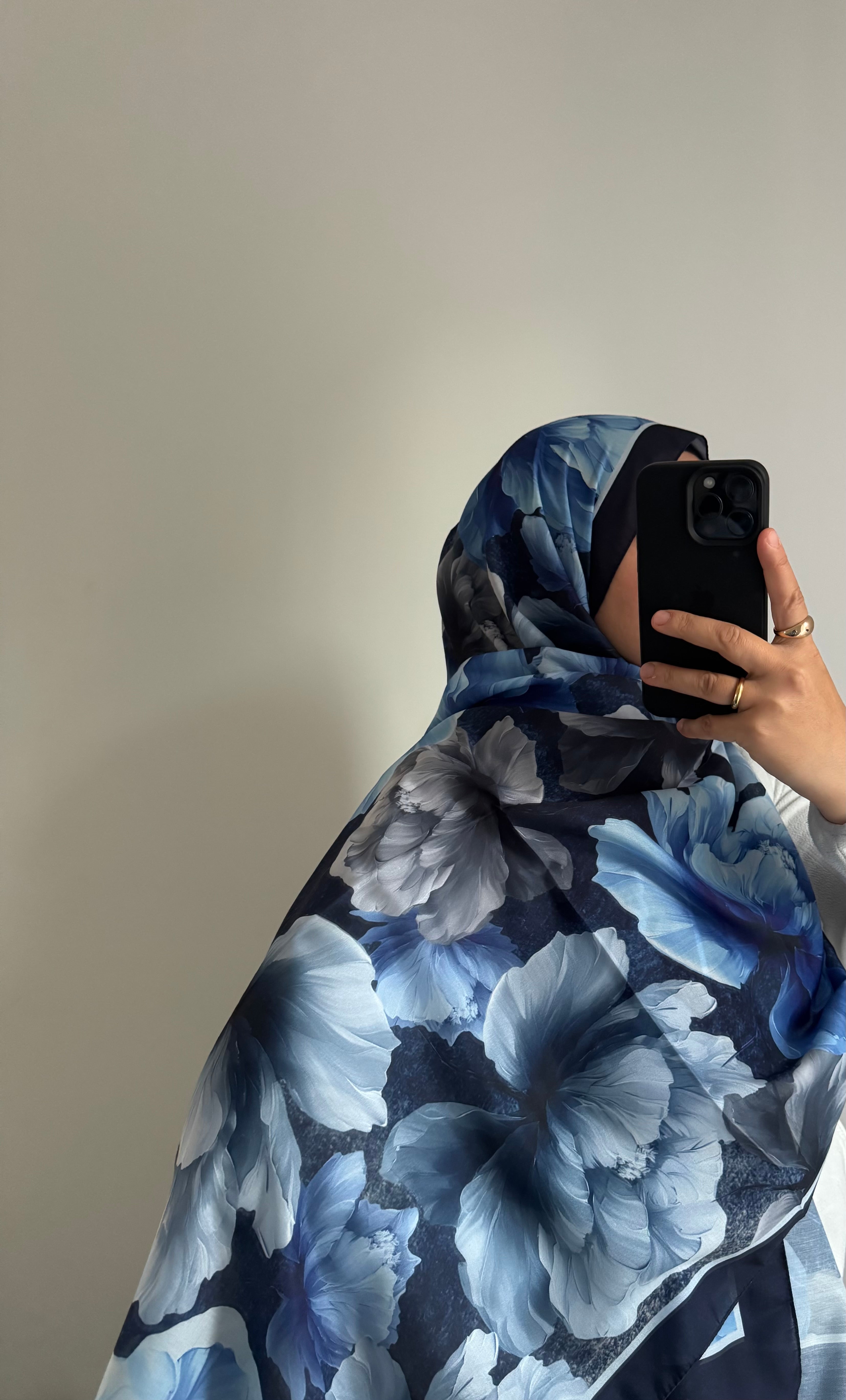 HIJAB SOFT FLOWER- 8 COLORIS