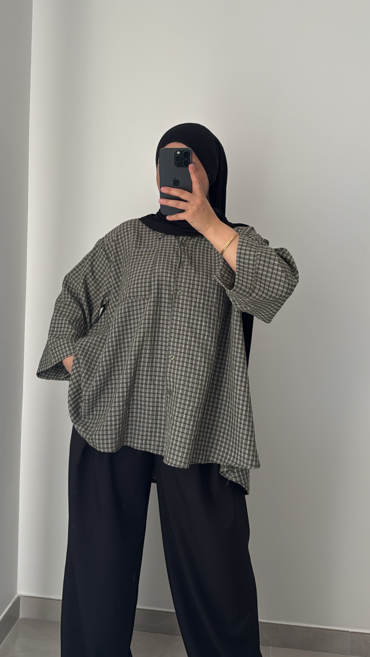 Chemise oversize vintage - KAKI