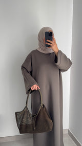 Robe sweat - Kaki foncé