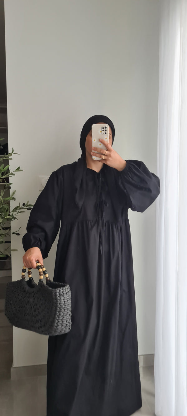 ROBE FLORA-NOIR