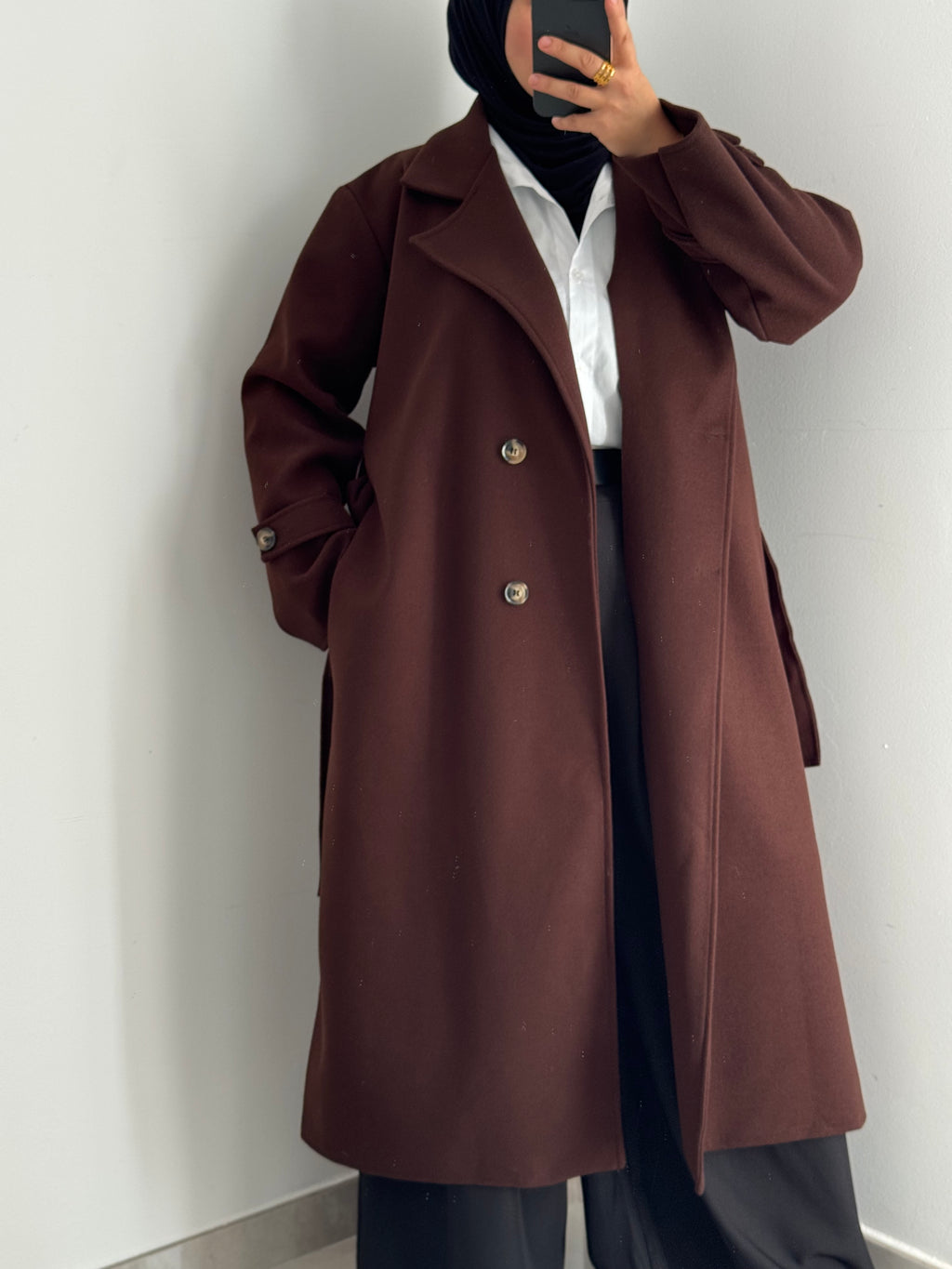 Manteau Classique - MARRON