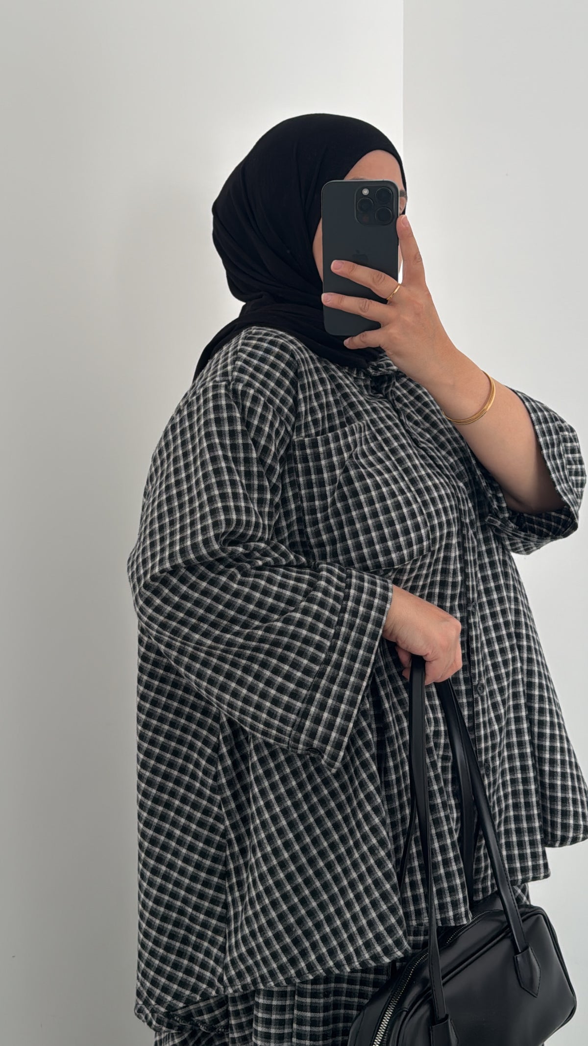 Chemise VICHY - GRIS/NOIR