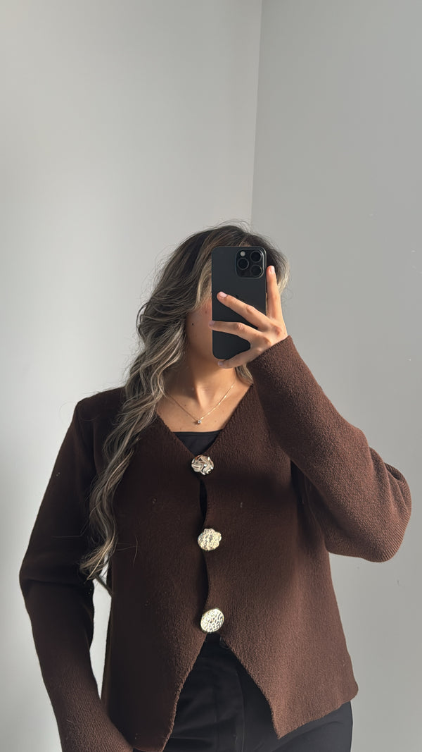 Gilet LIORA - MARRON