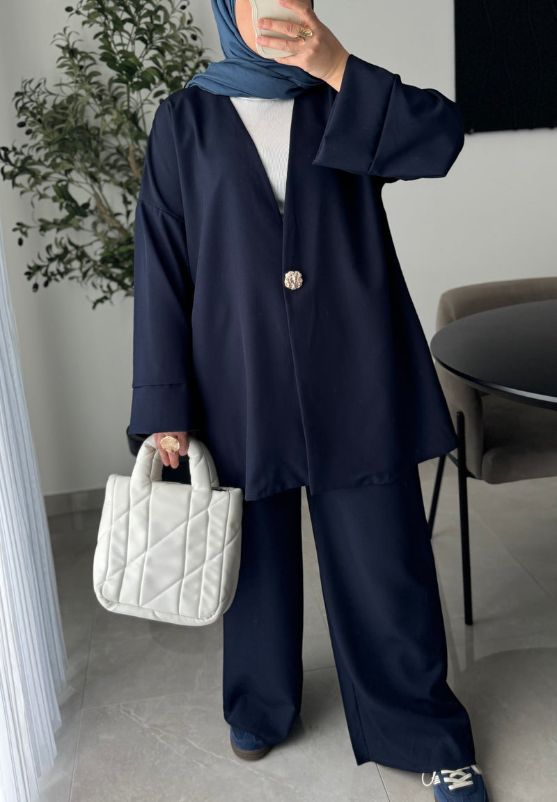 Ensemble veste / pantalon - BLEU MARINE
