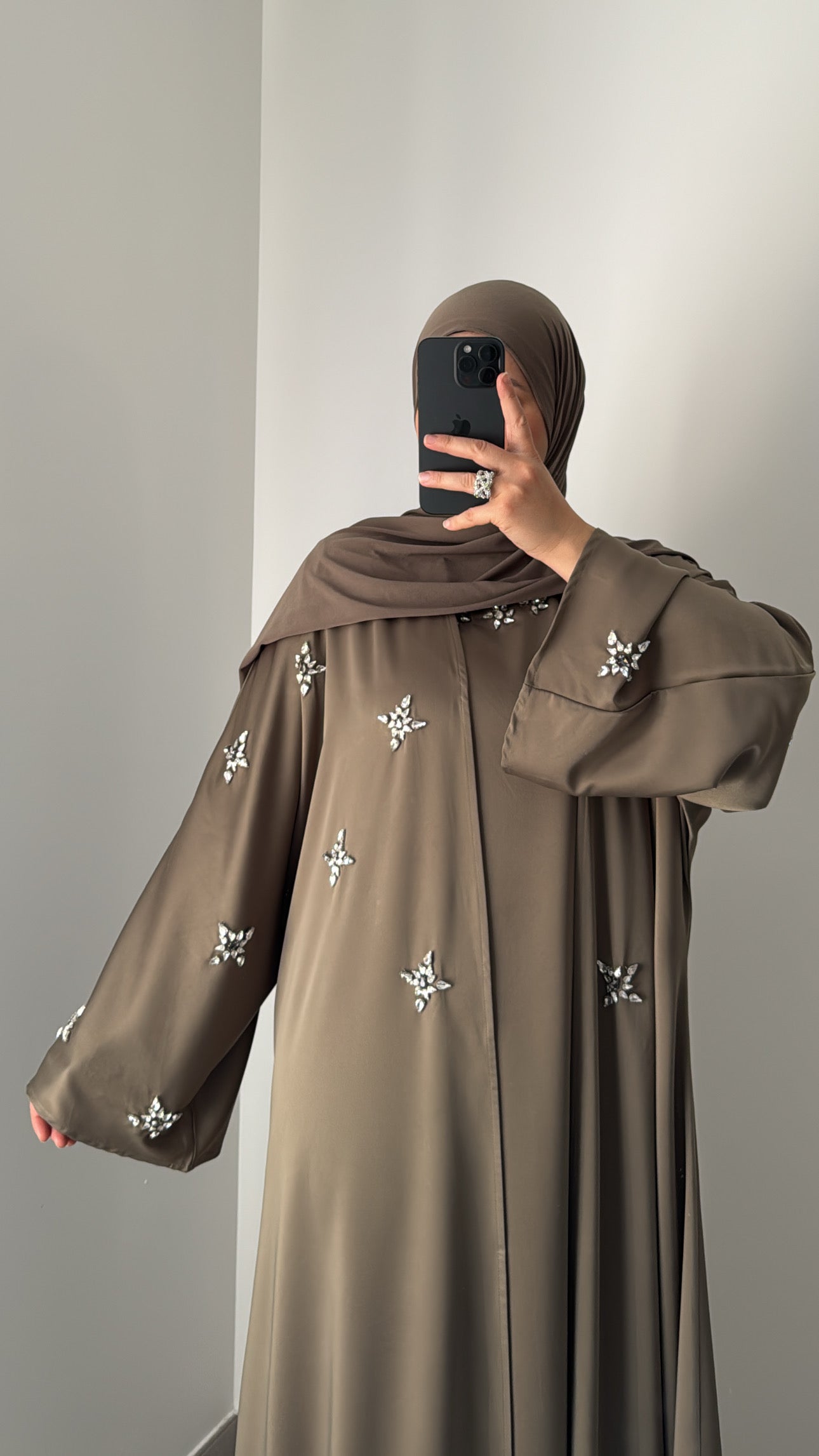 Abaya NOOR - PISTACHE