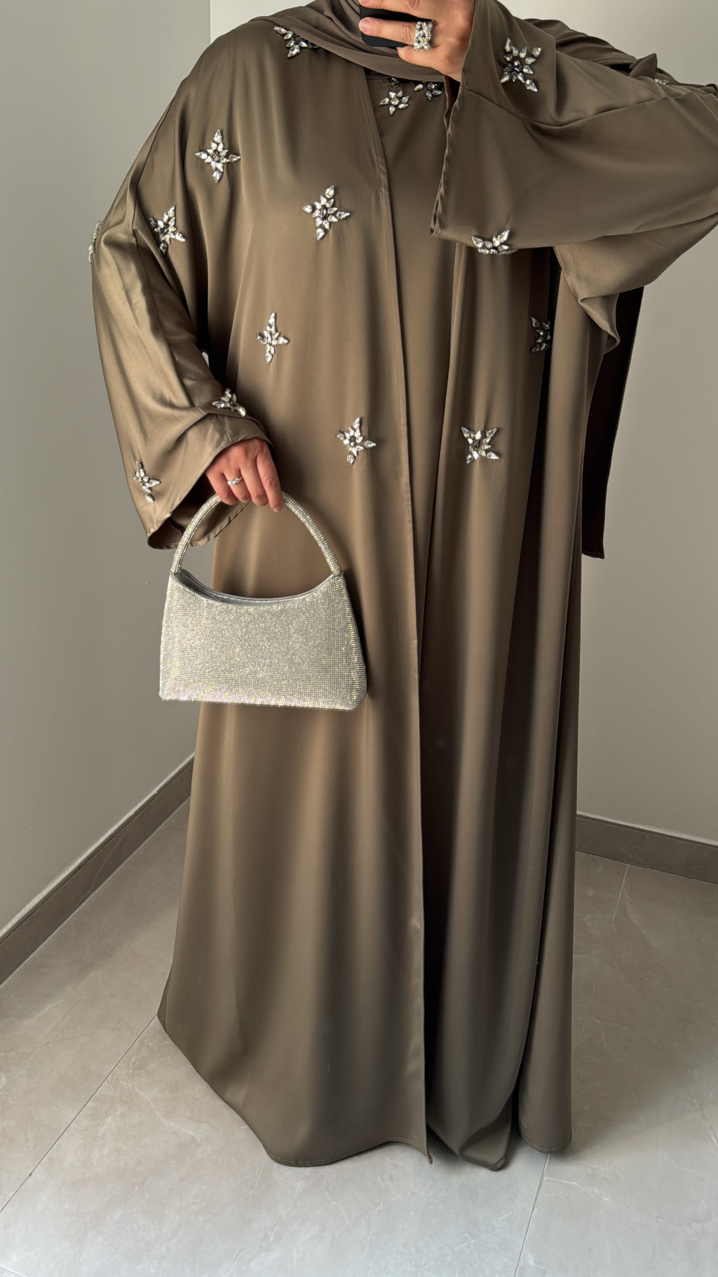 Abaya NOOR - PISTACHE