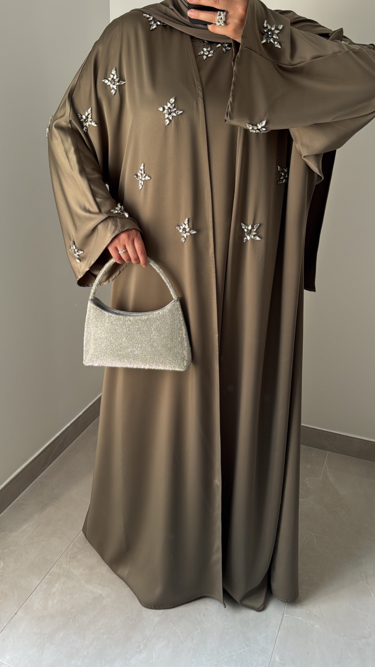 Abaya NOOR - PISTACHE
