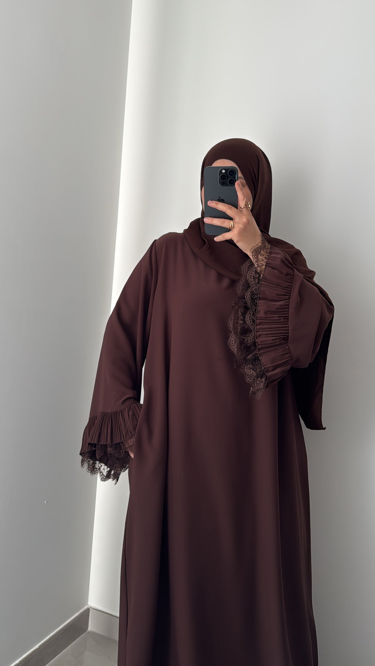 Abaya Nayla - MARRON