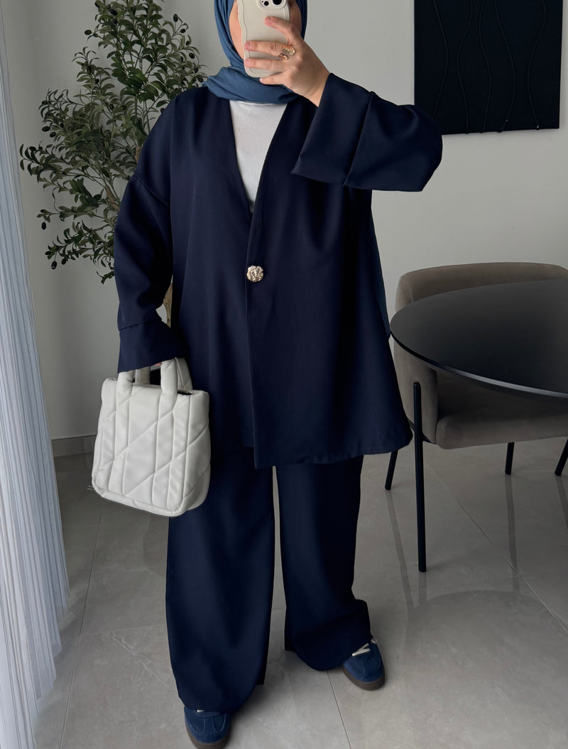 Ensemble veste / pantalon - BLEU MARINE