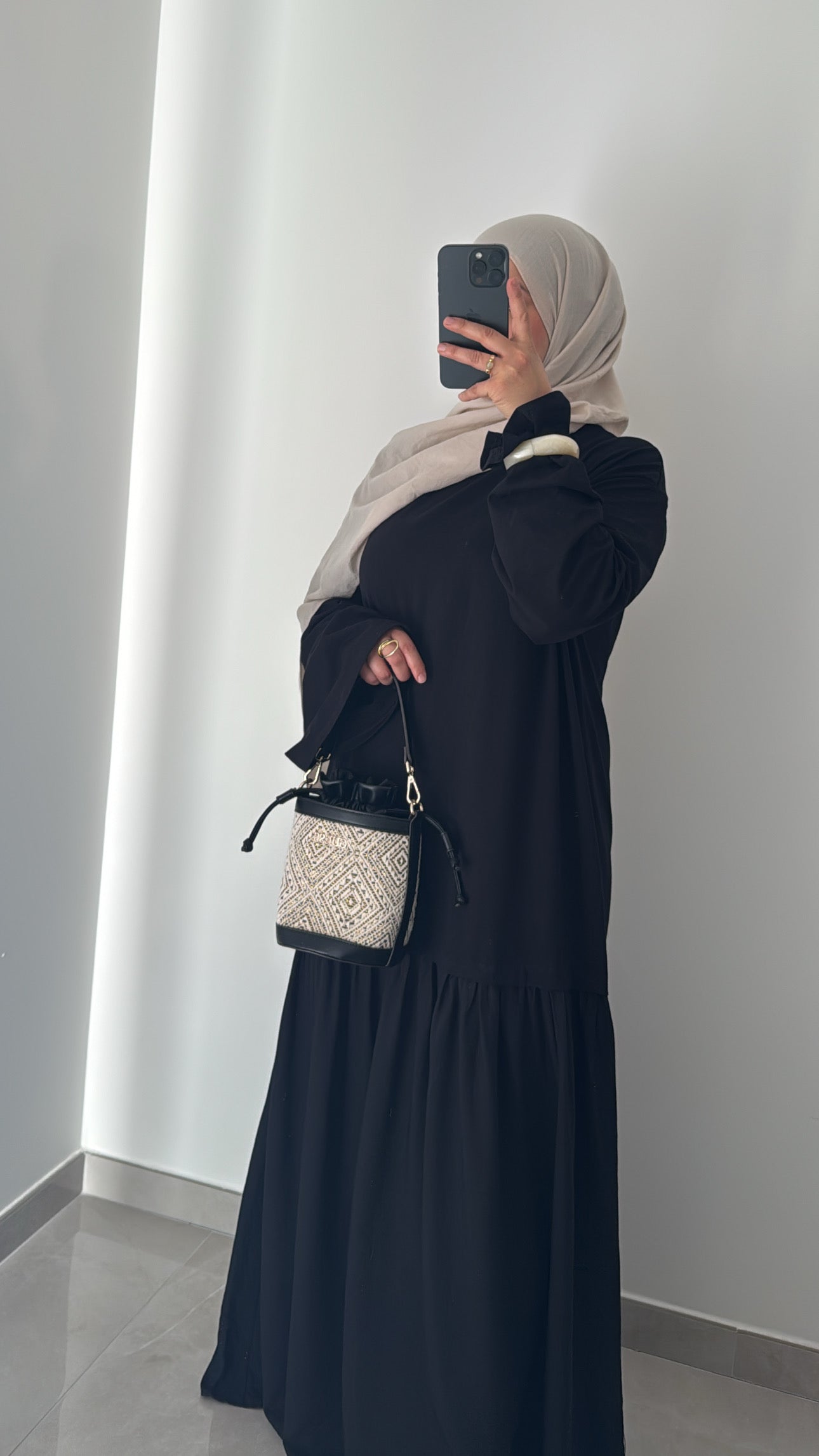 Robe BI- MATIÈRE - NOIR