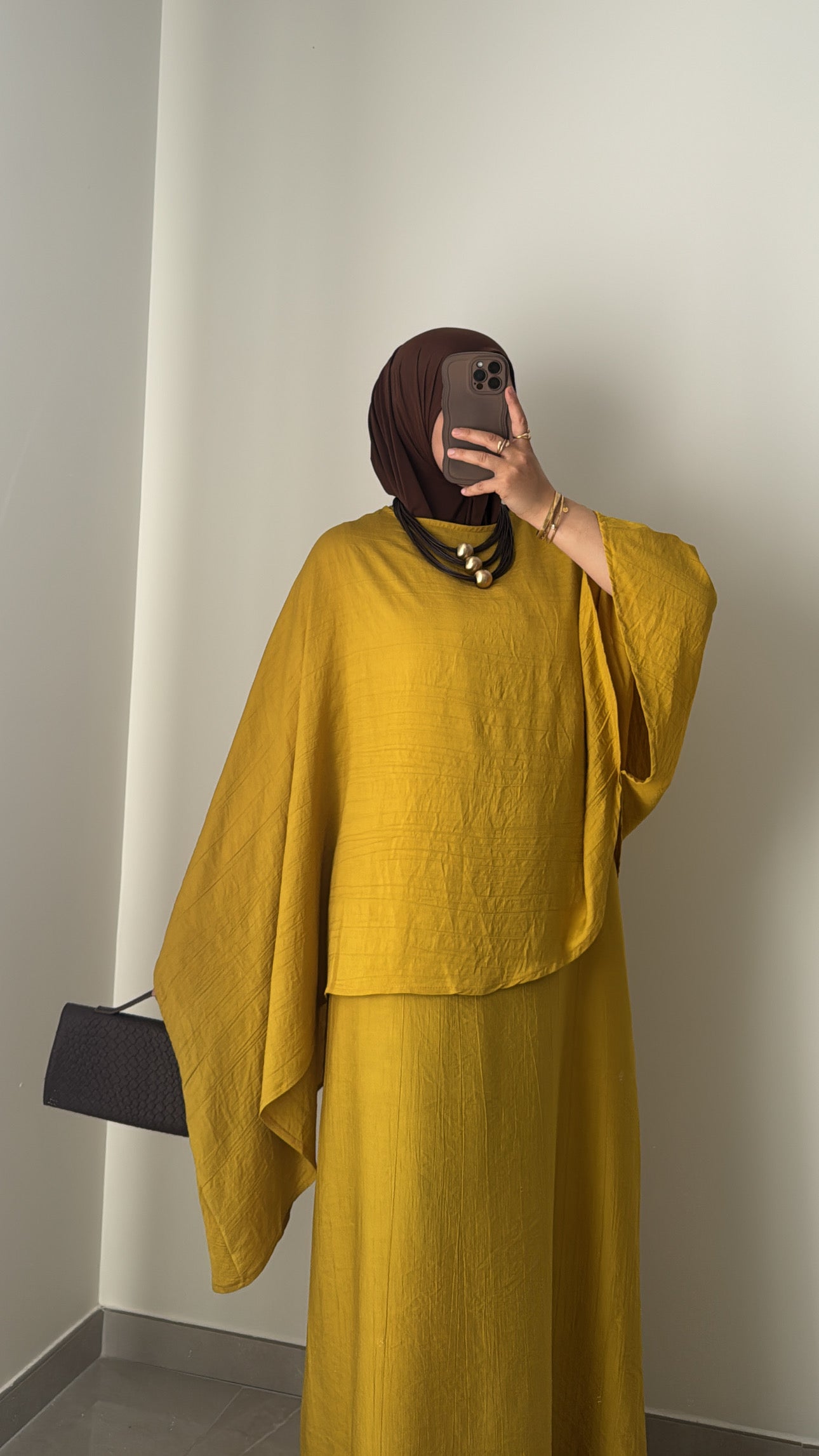 Robe SAFIRA - MOUTARDE