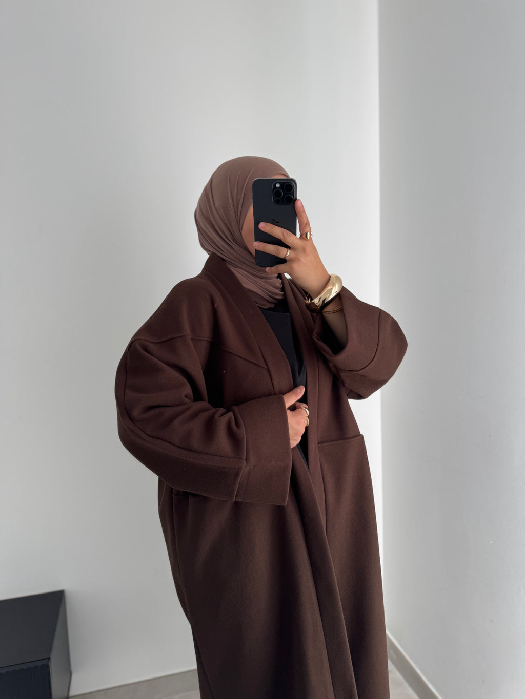 Manteau oversize - MARRON