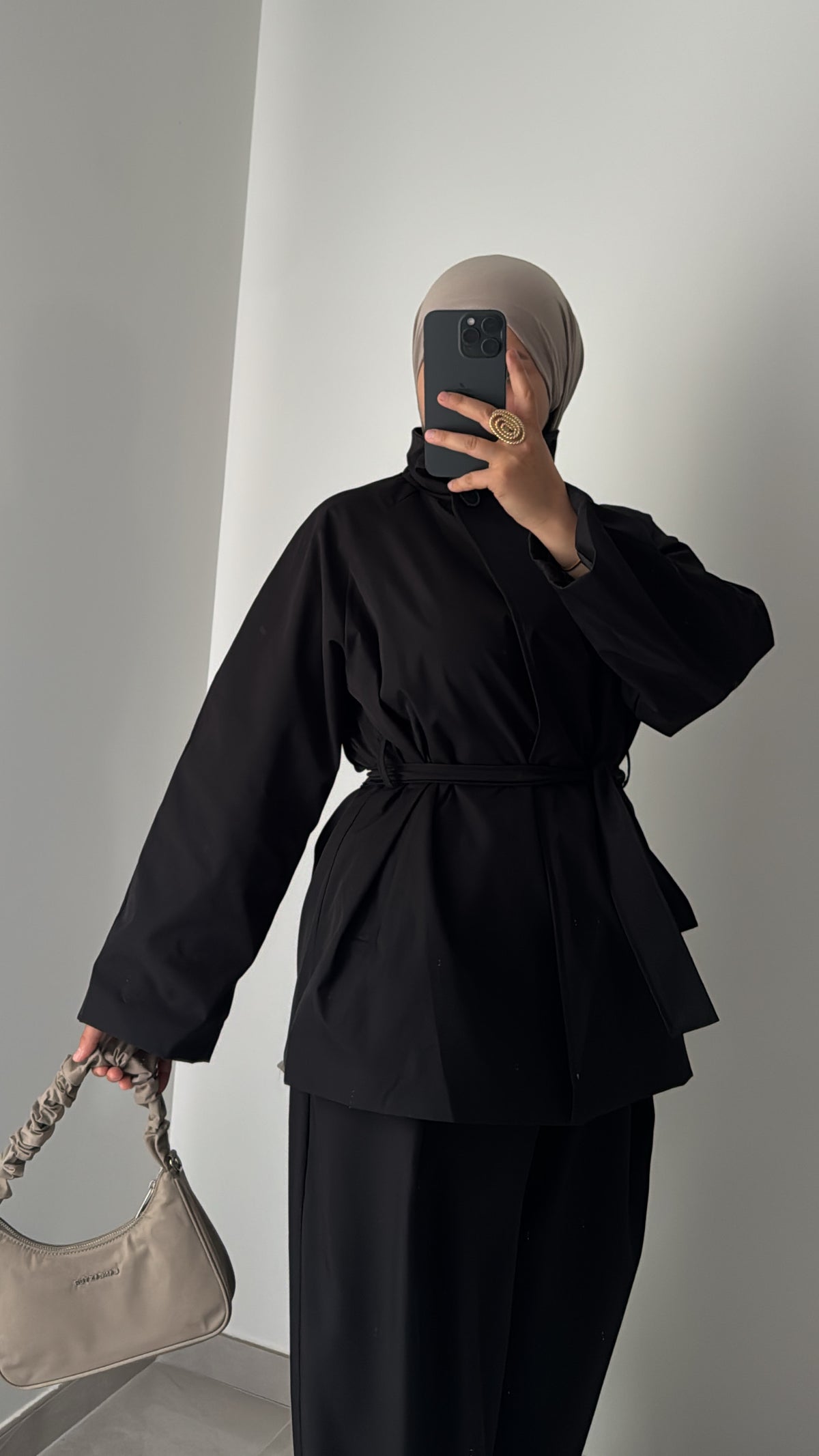 Trench AÏNA - NOIR