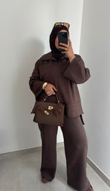 Ensemble SUEDA pantalon - MARRON