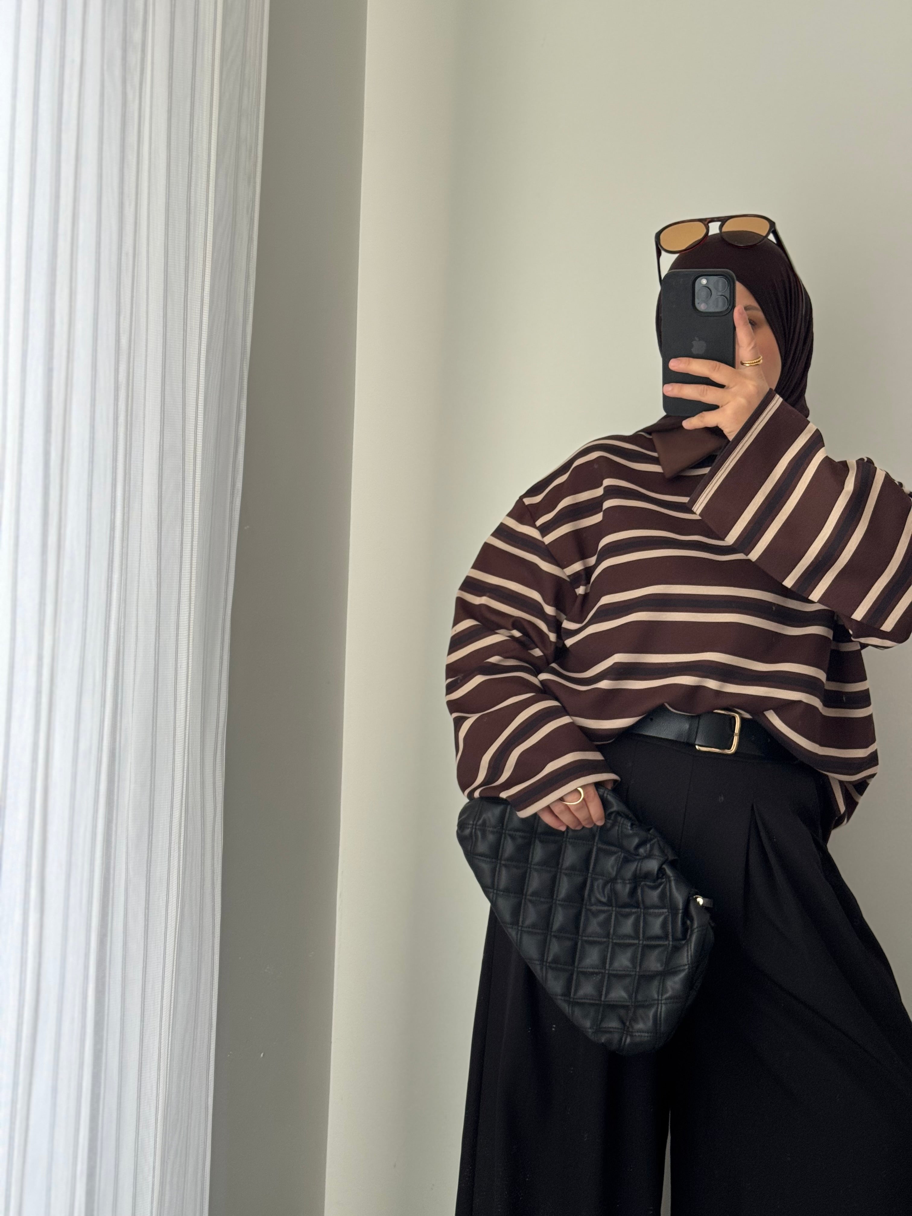 Polo doublé polaire - MARRON