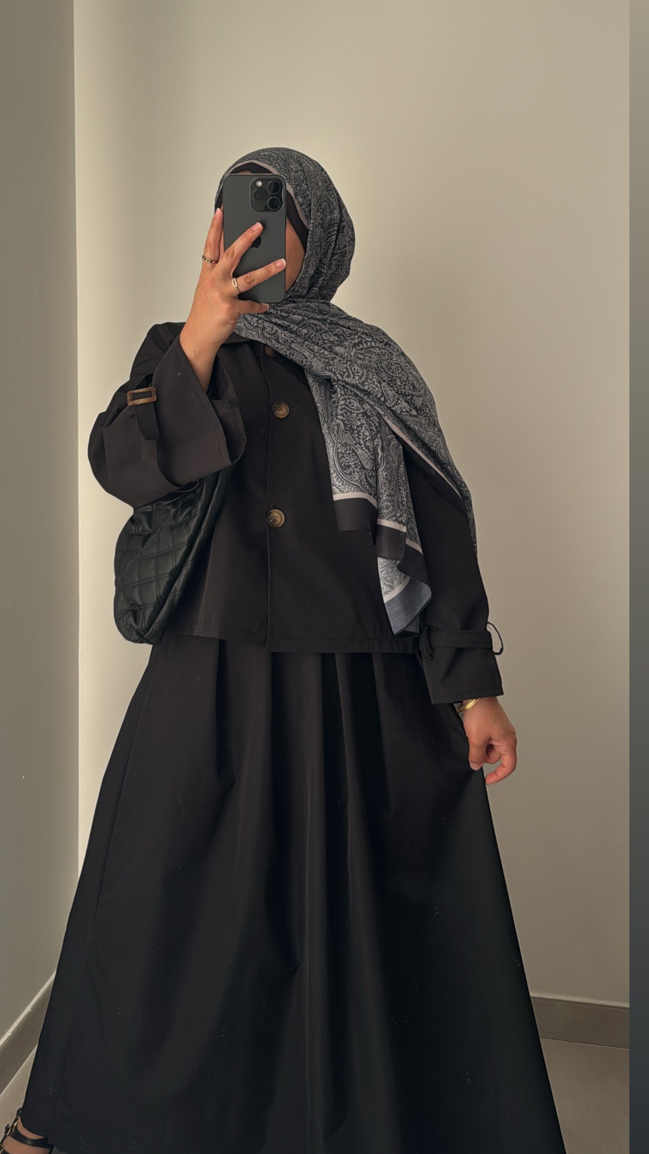 Ensemble TRENCH ADELIA « LONG » - NOIR