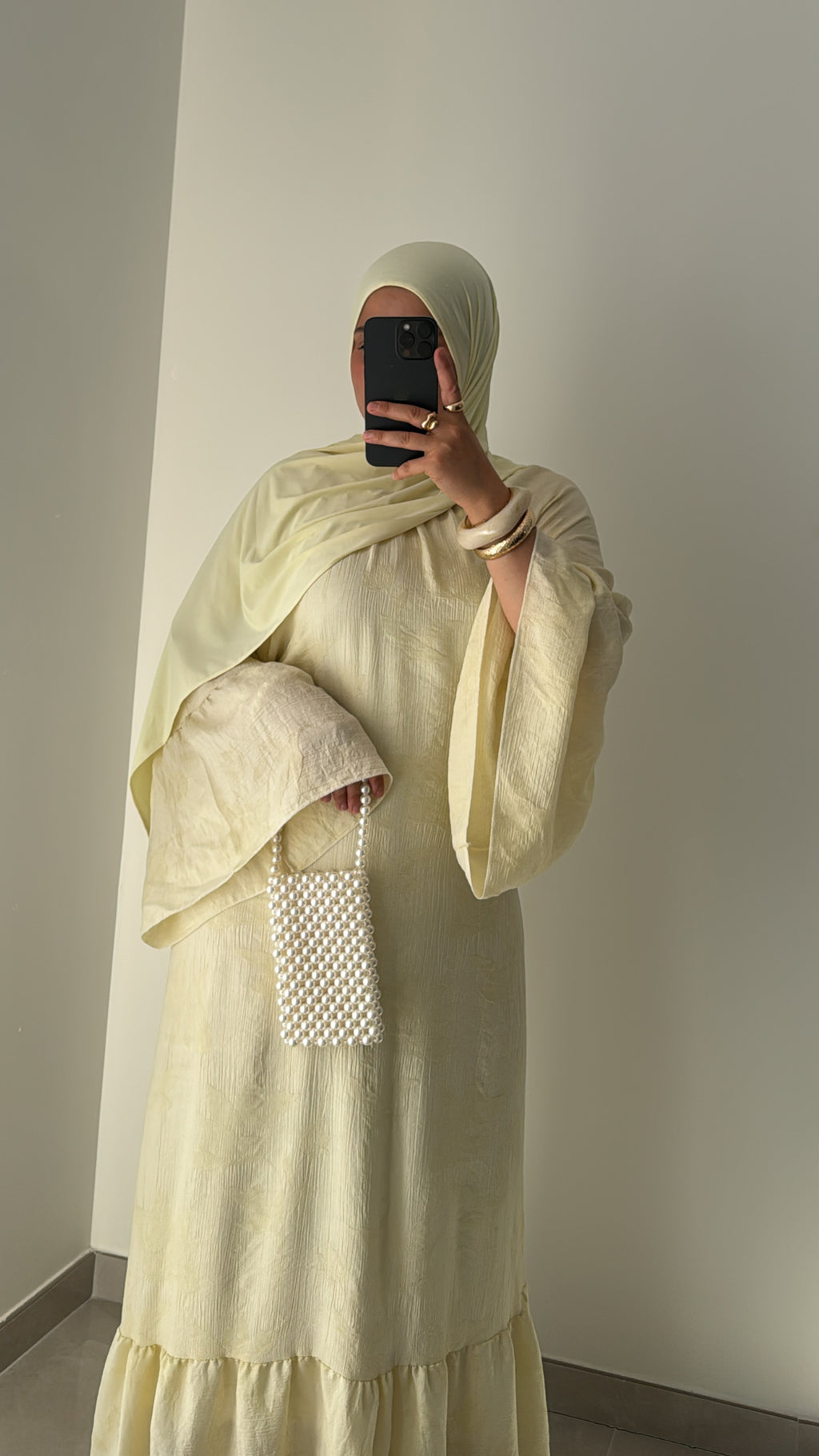 Robe LAYAL - JAUNE BEURRE